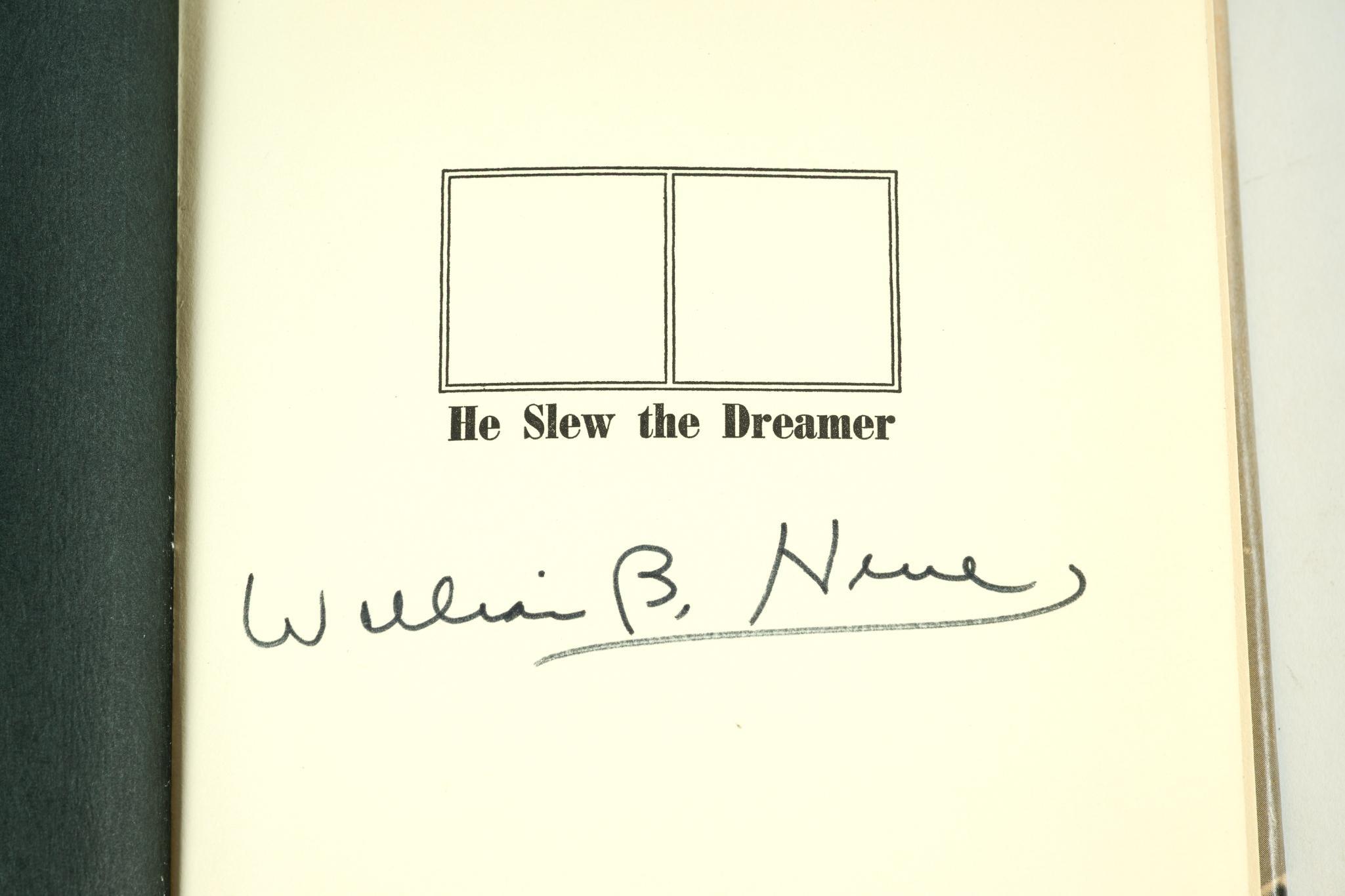 Signed "He Slew the Dreamer" Book