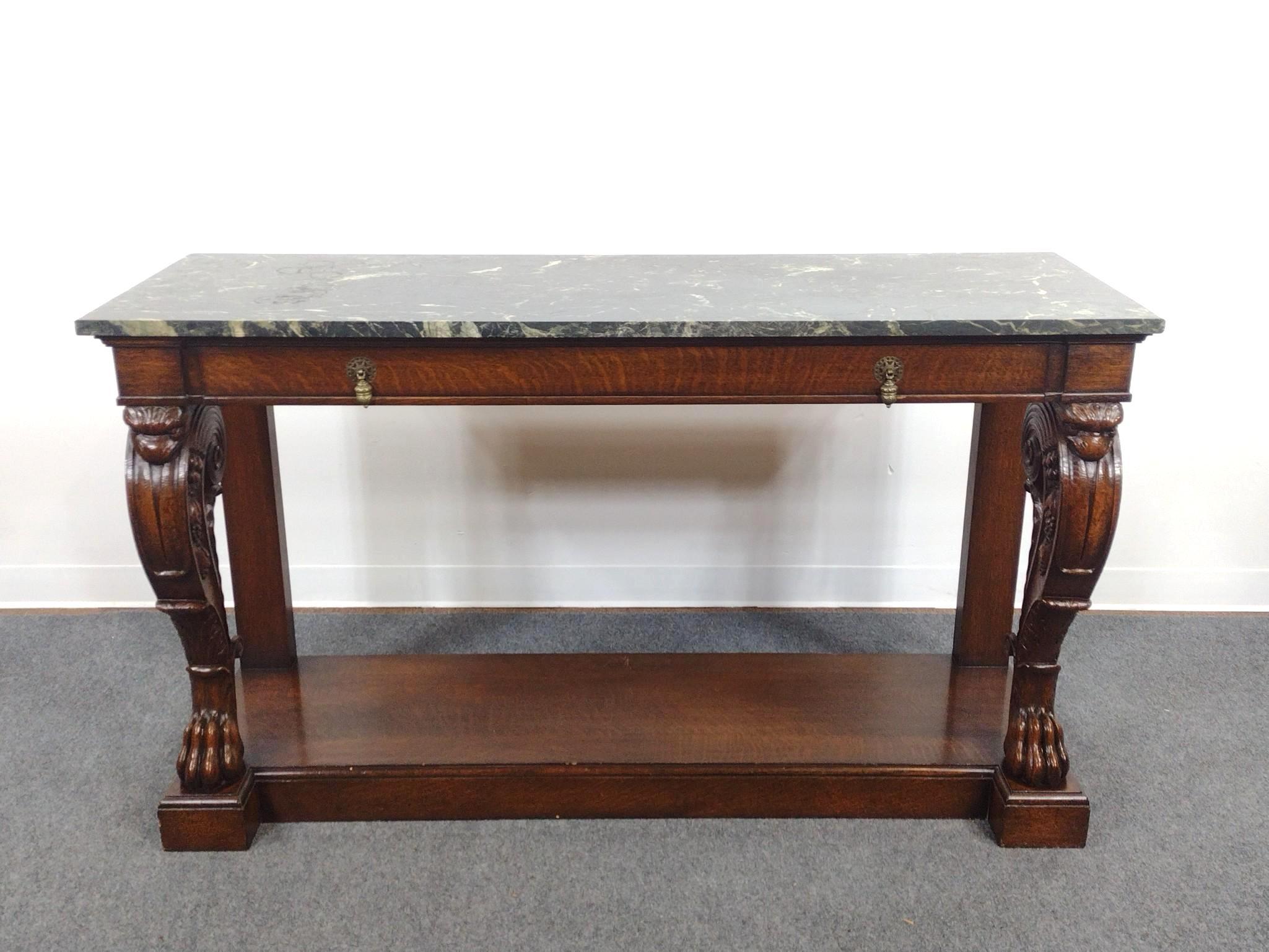 Late 19th Century Regency Console Table