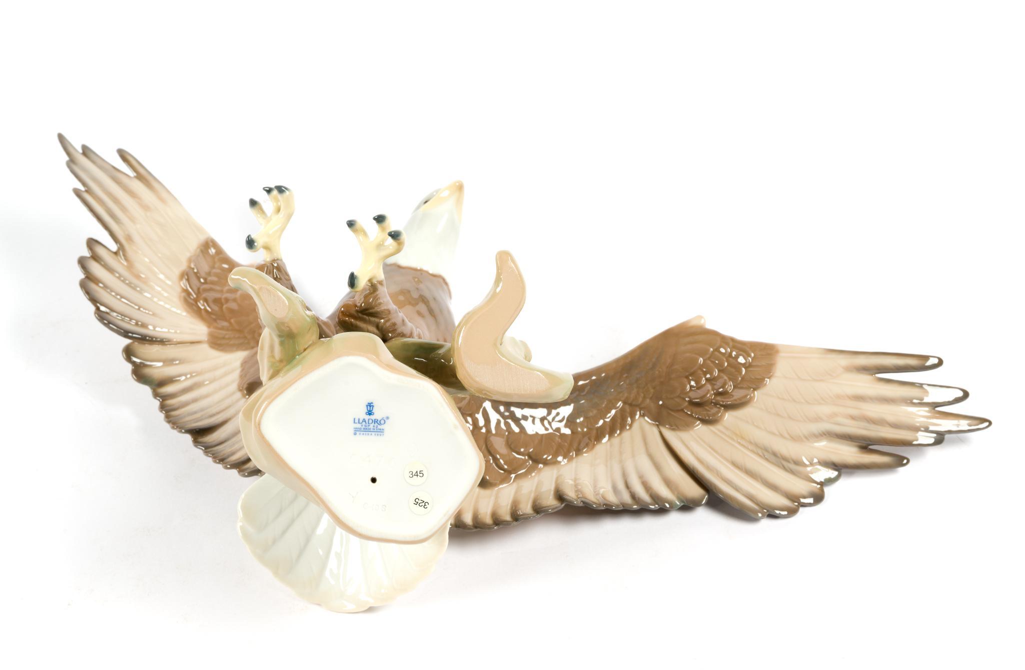 Lladro Porcelain Eagle Figurine