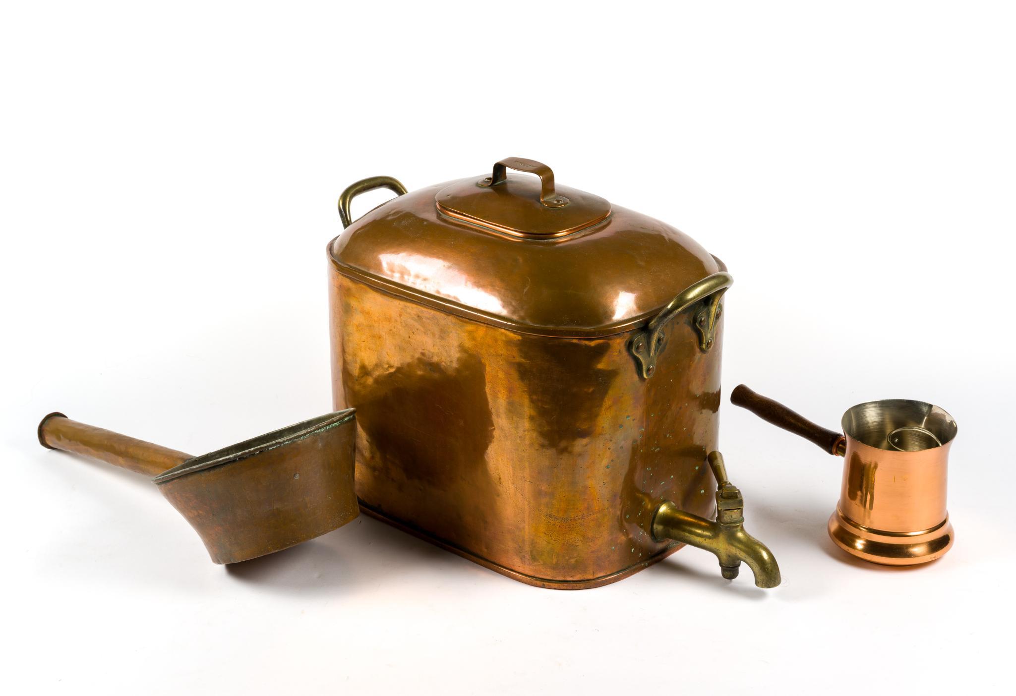 Antique Copper and Brass Incl. Mechan & Sons