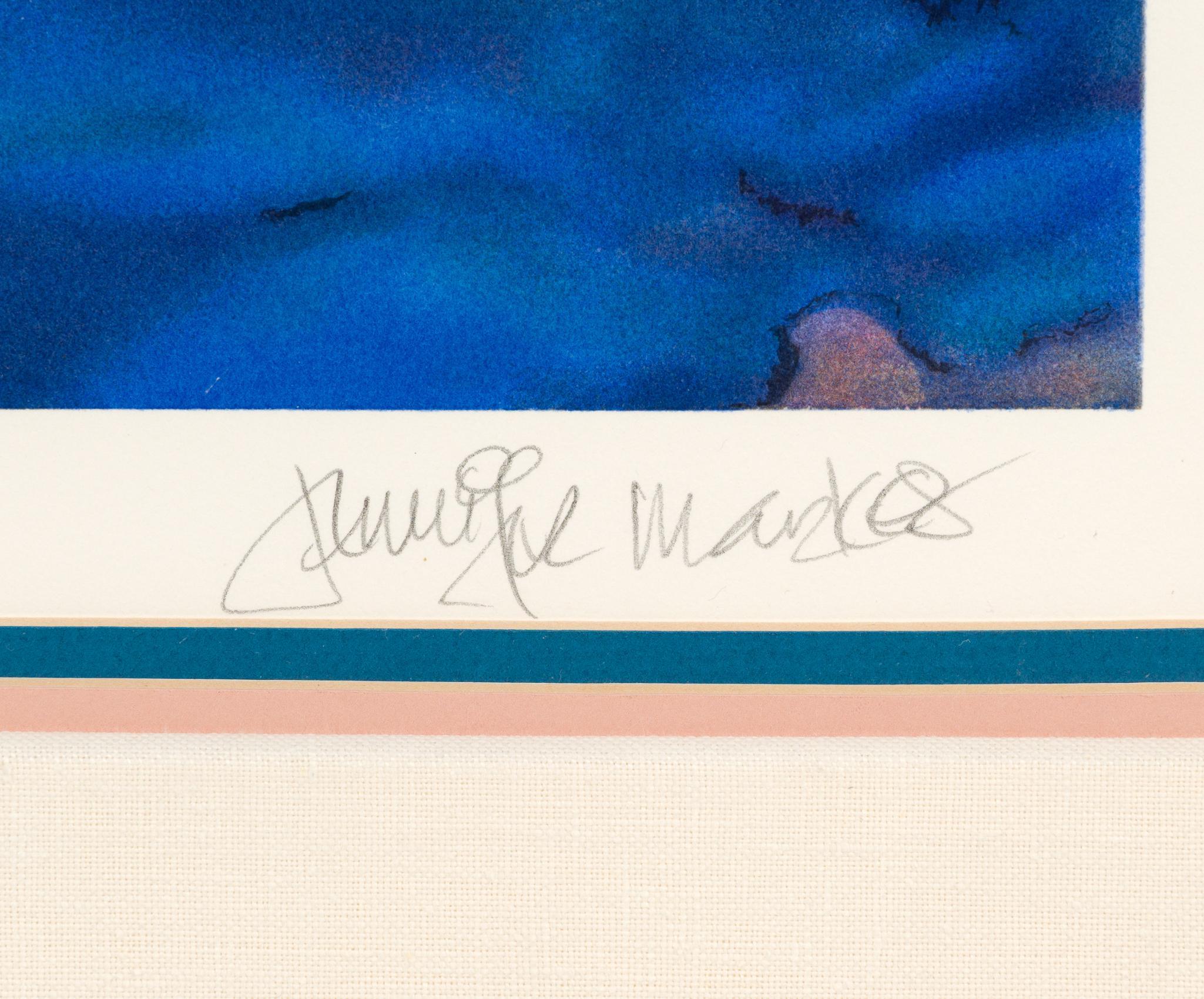 Jennifer Markes "Canvas & Easel" Signed Print