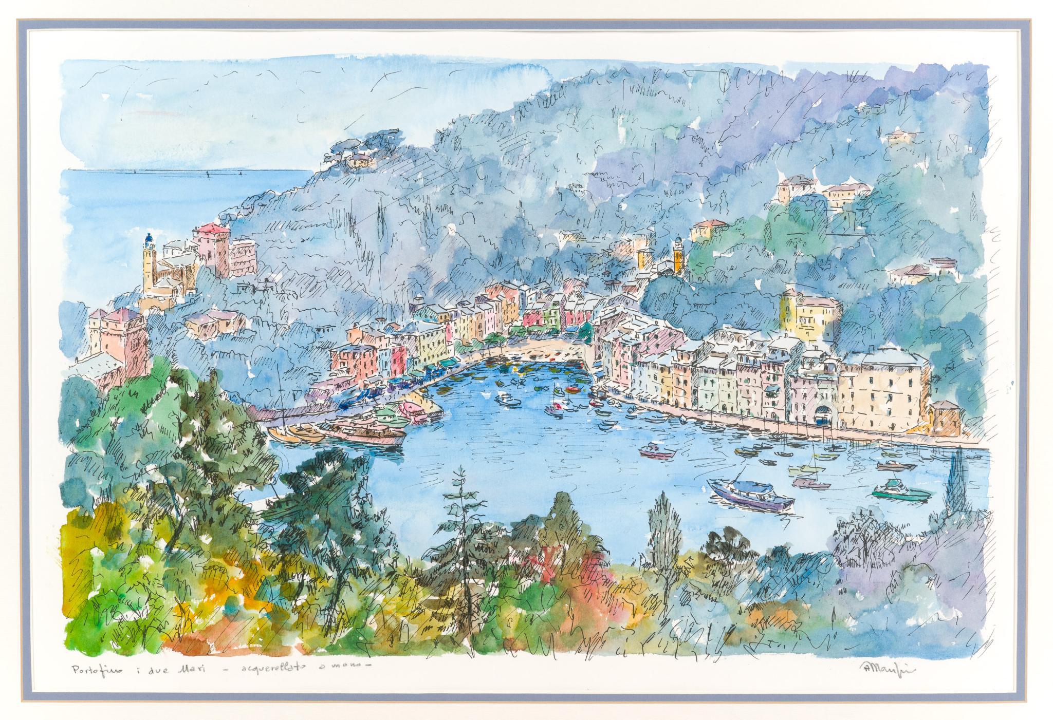 2 Italian Seaside Watercolors