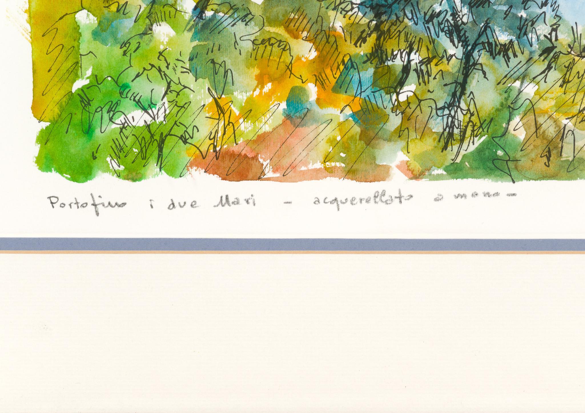 2 Italian Seaside Watercolors
