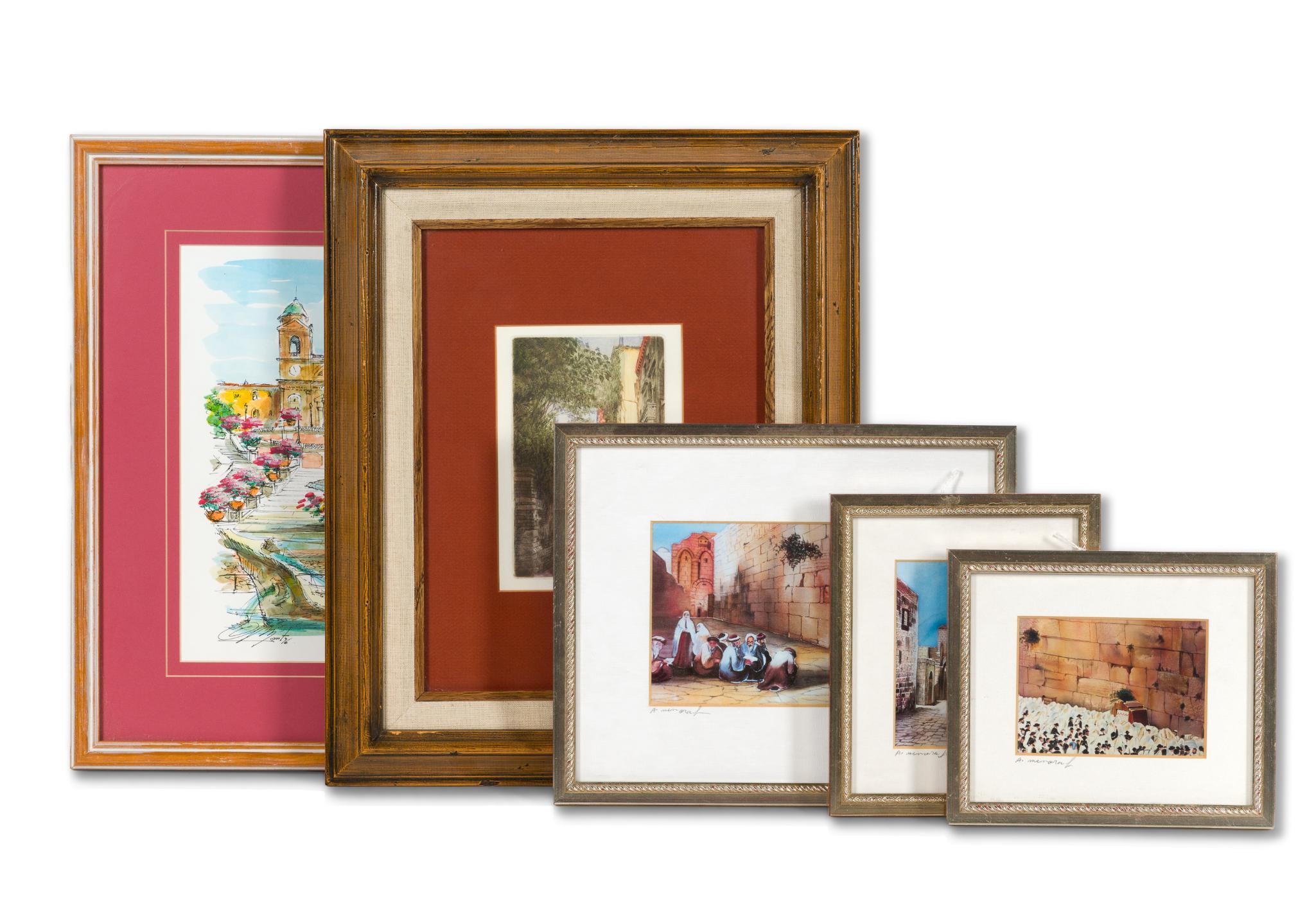 5 Scenic Framed Art