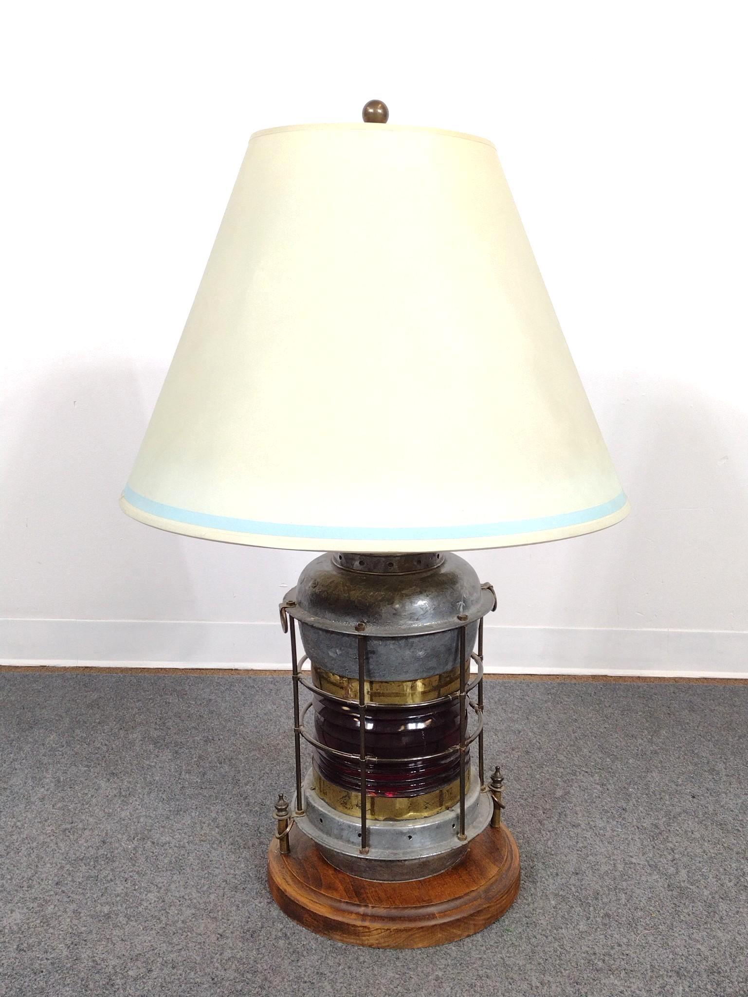 Railroad Lantern Table Lamp