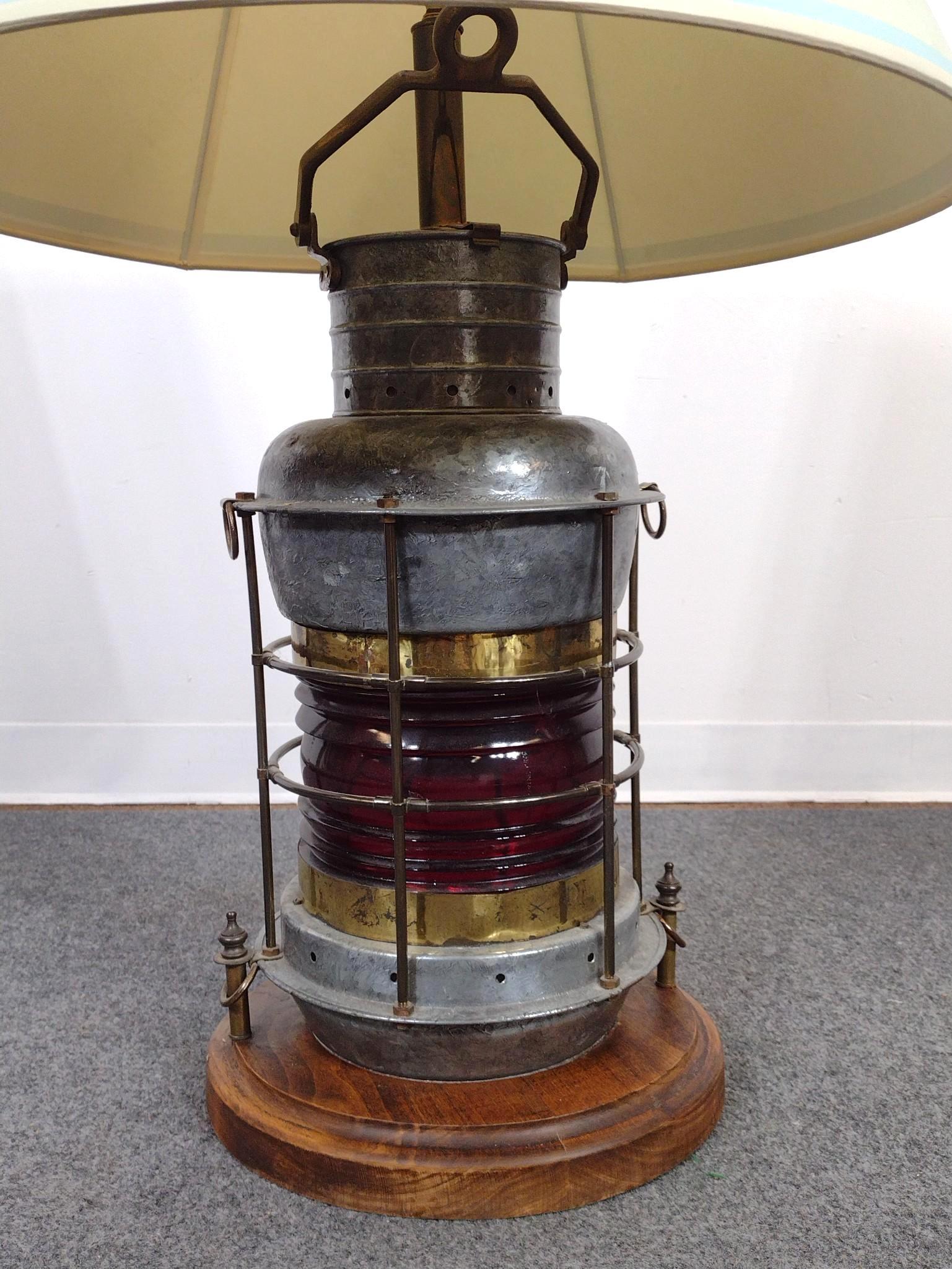 Railroad Lantern Table Lamp