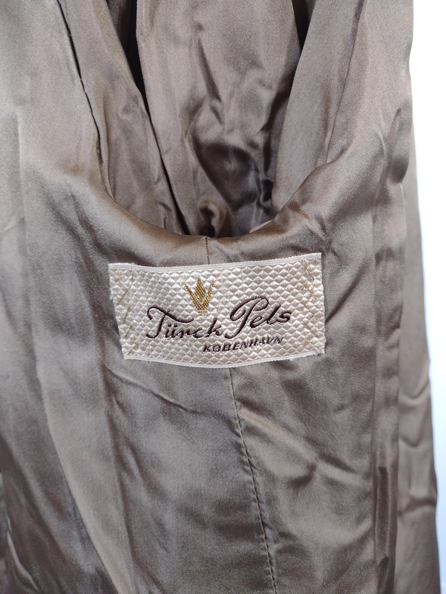 Vintage Turck Pels Leopard Print Coat