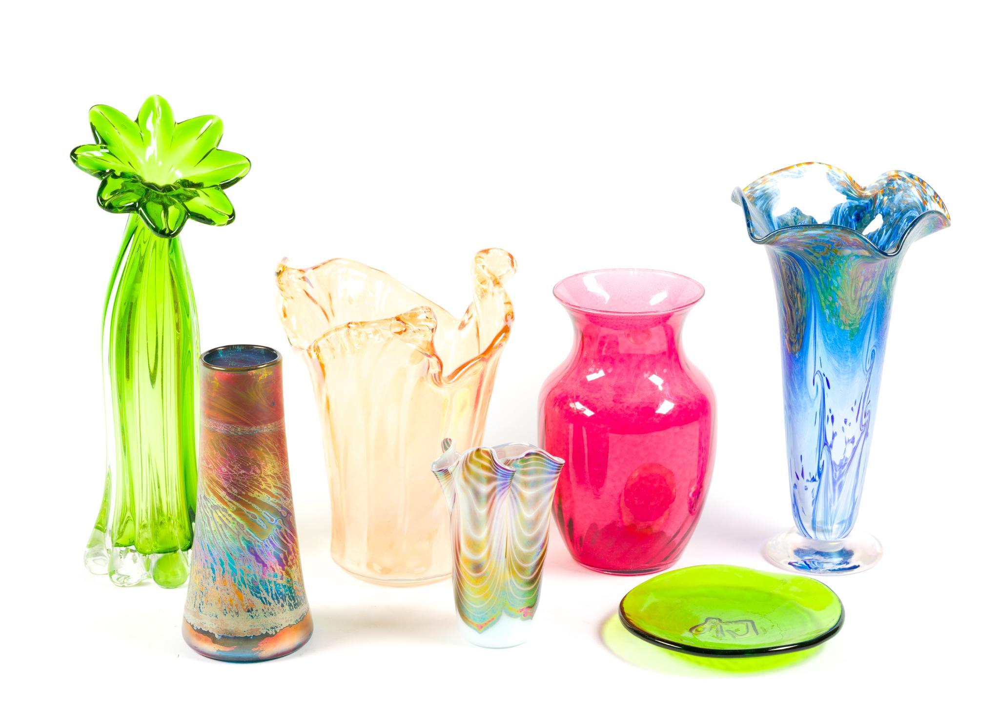 7 Vintage Art Glass Incl. Eric Dandurand