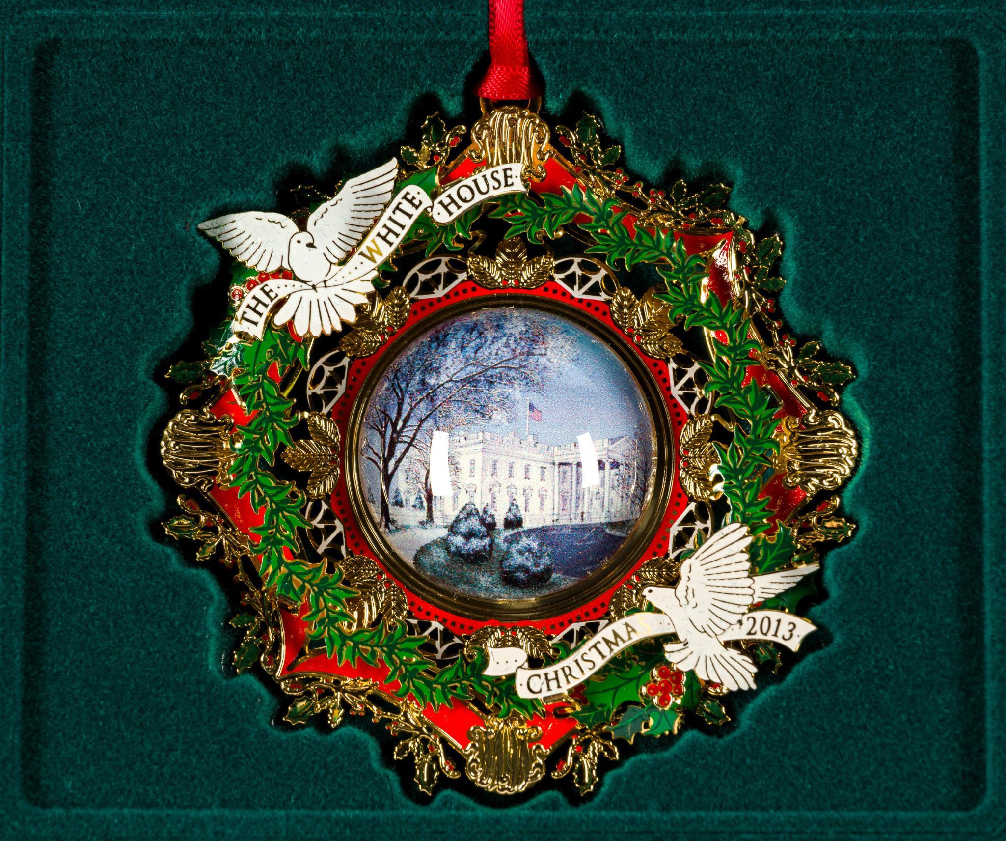 Vintage White House Christmas Ornaments