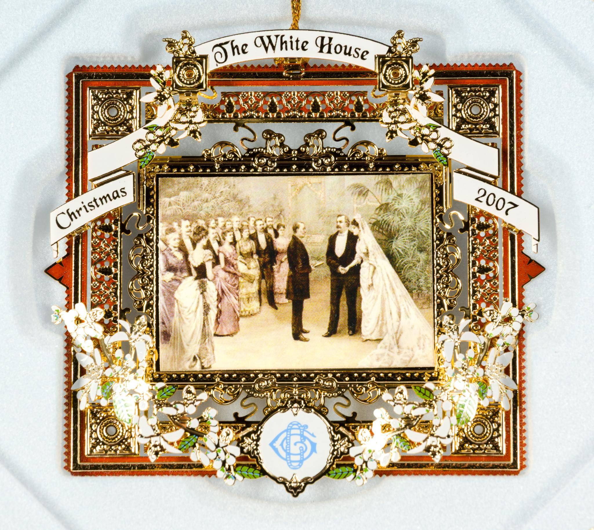 Vintage White House Christmas Ornaments