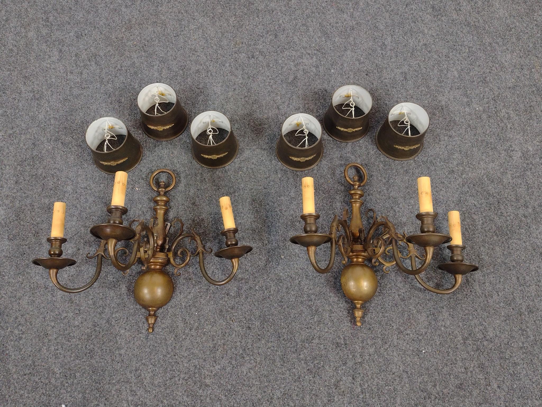Pair of Vintage Wall Sconces