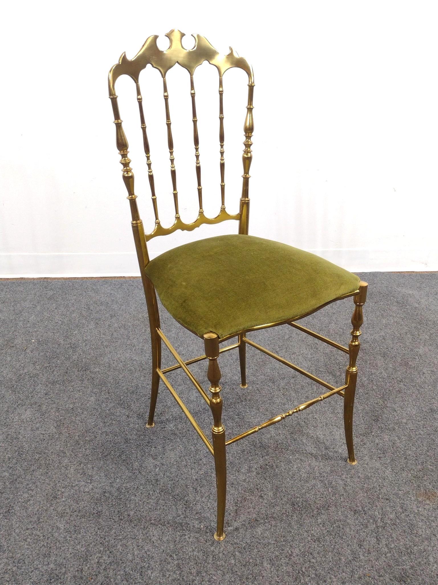 Brass Side Chair