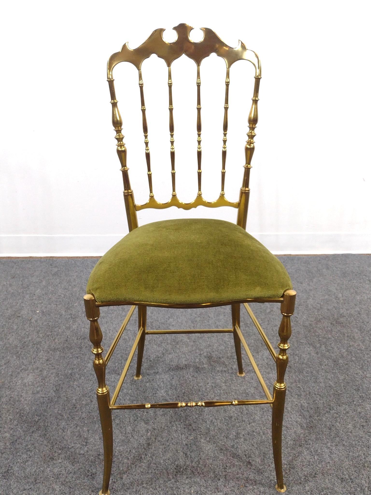 Brass Side Chair