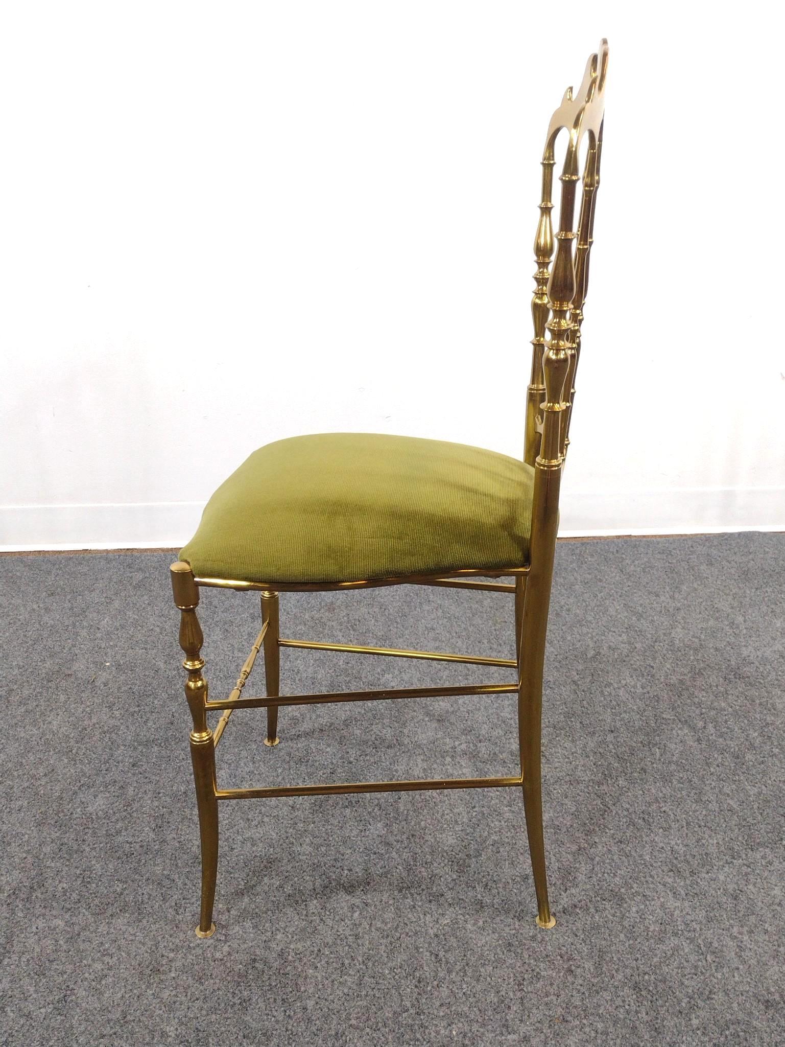 Brass Side Chair
