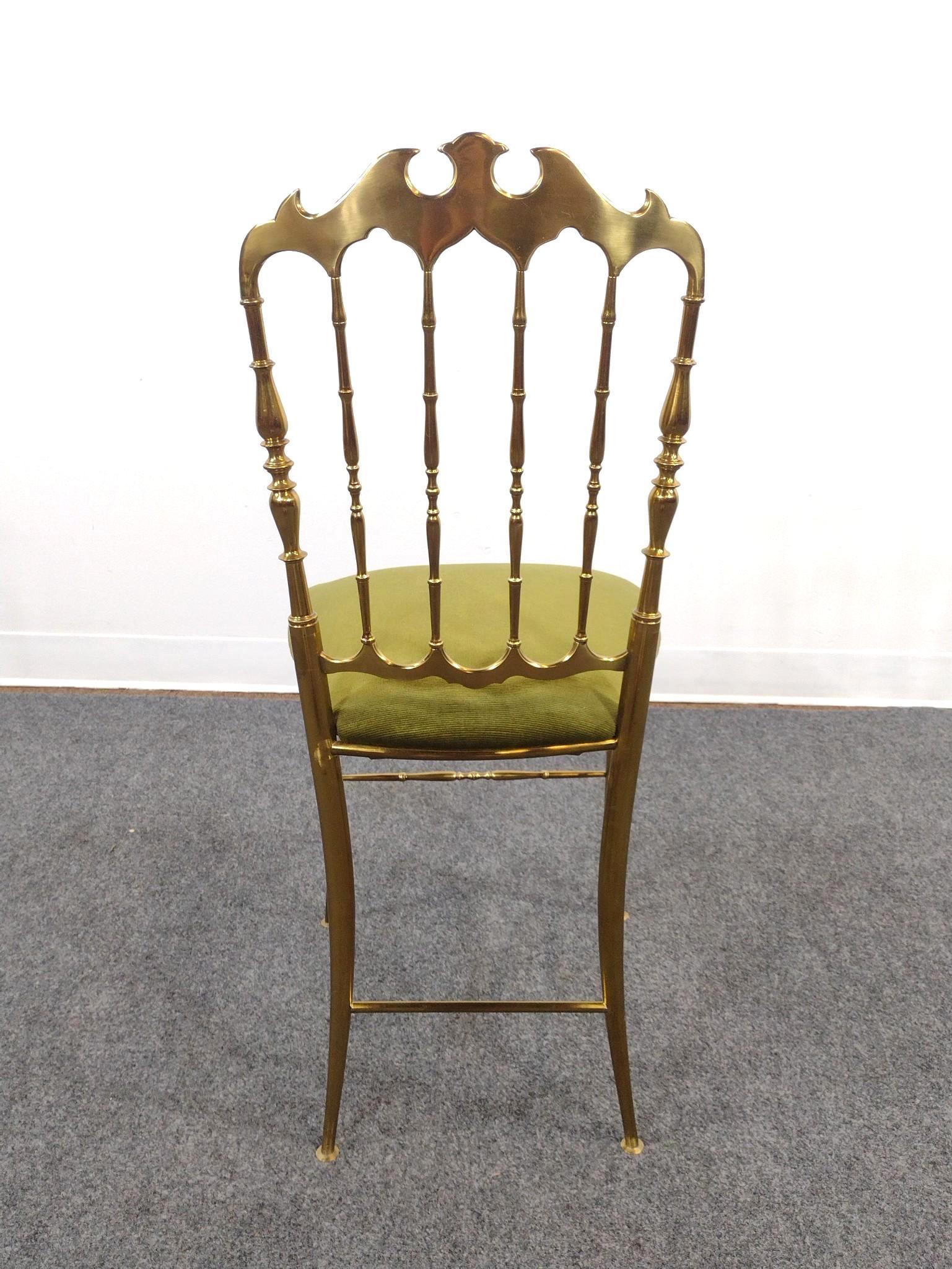 Brass Side Chair