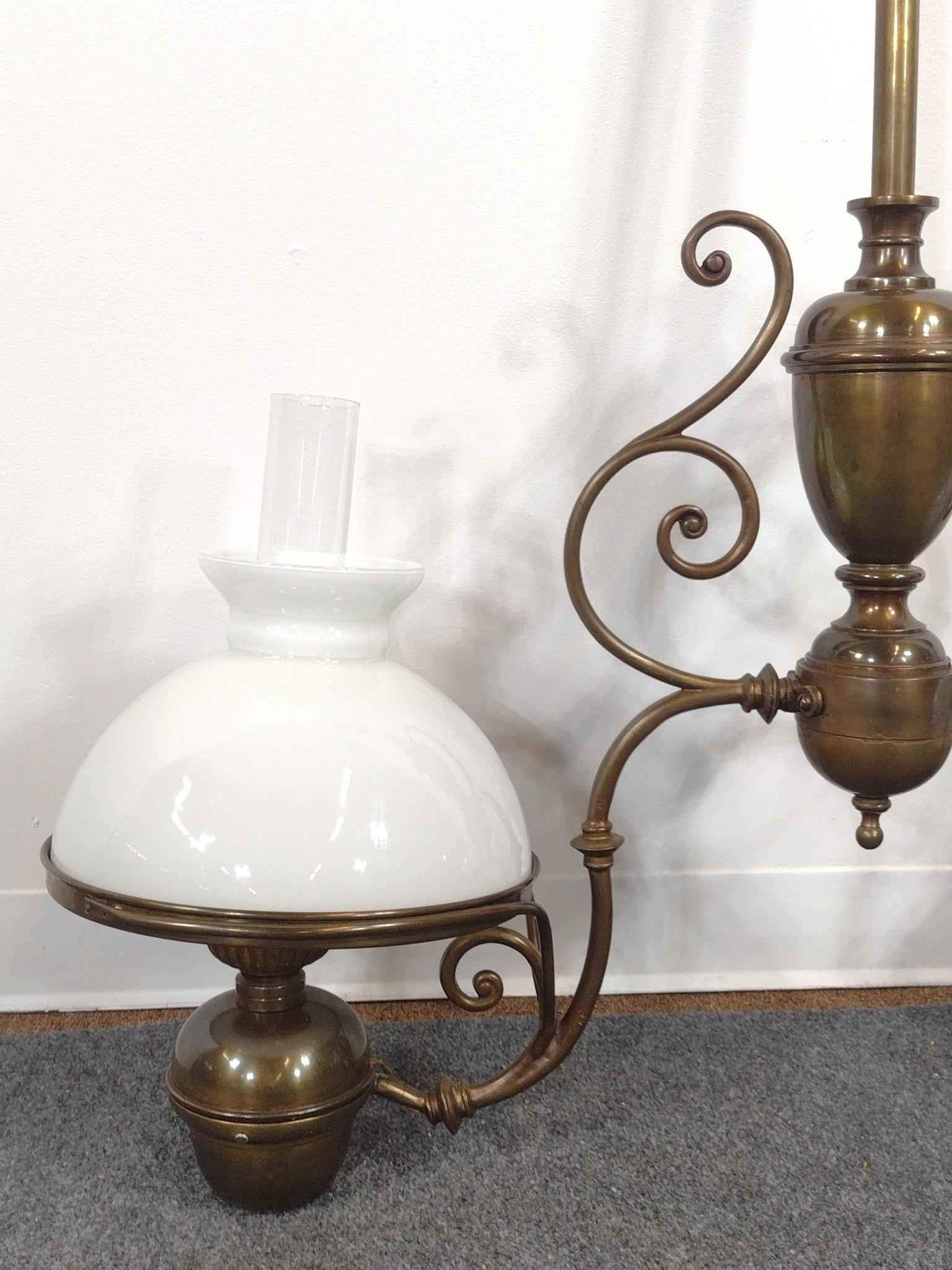 Victorian Style Brass Chandelier Fixture