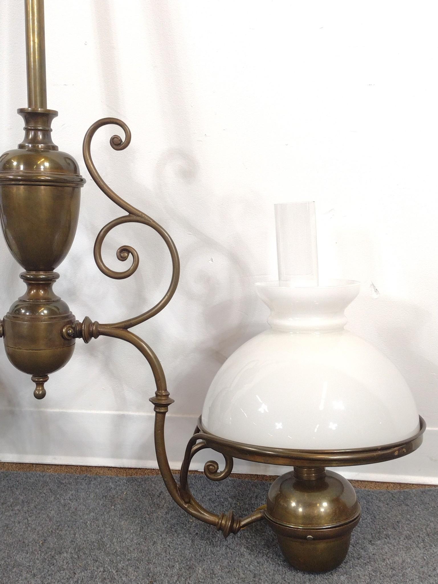 Victorian Style Brass Chandelier Fixture