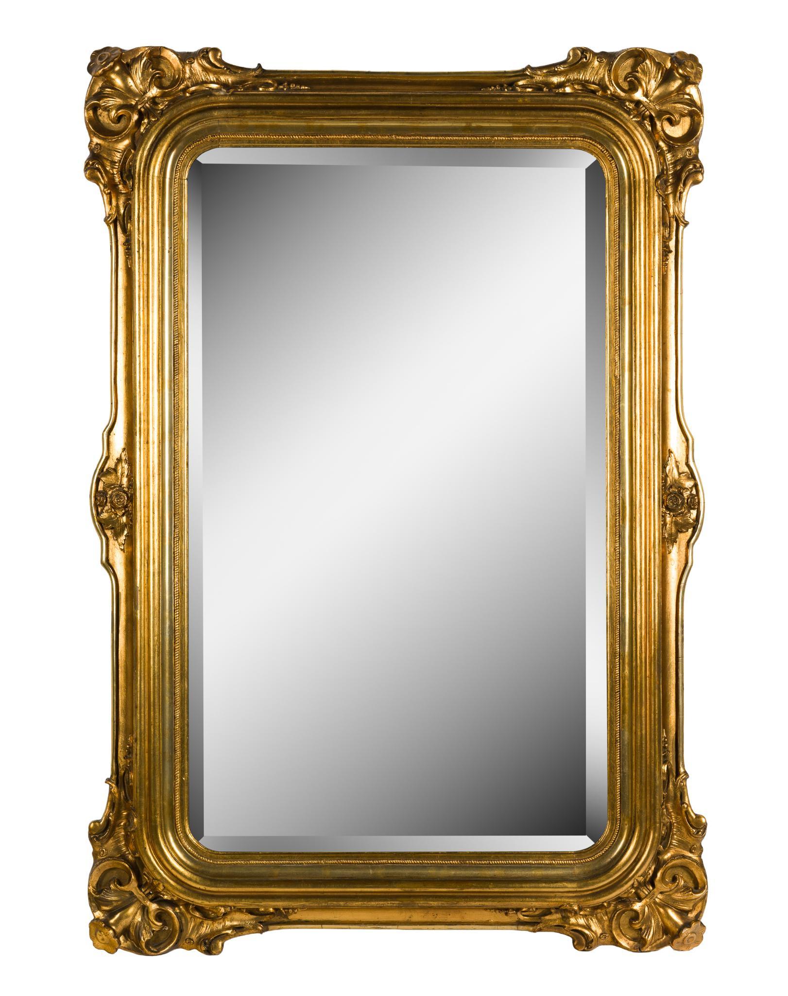 Antique Giltwood Mirror