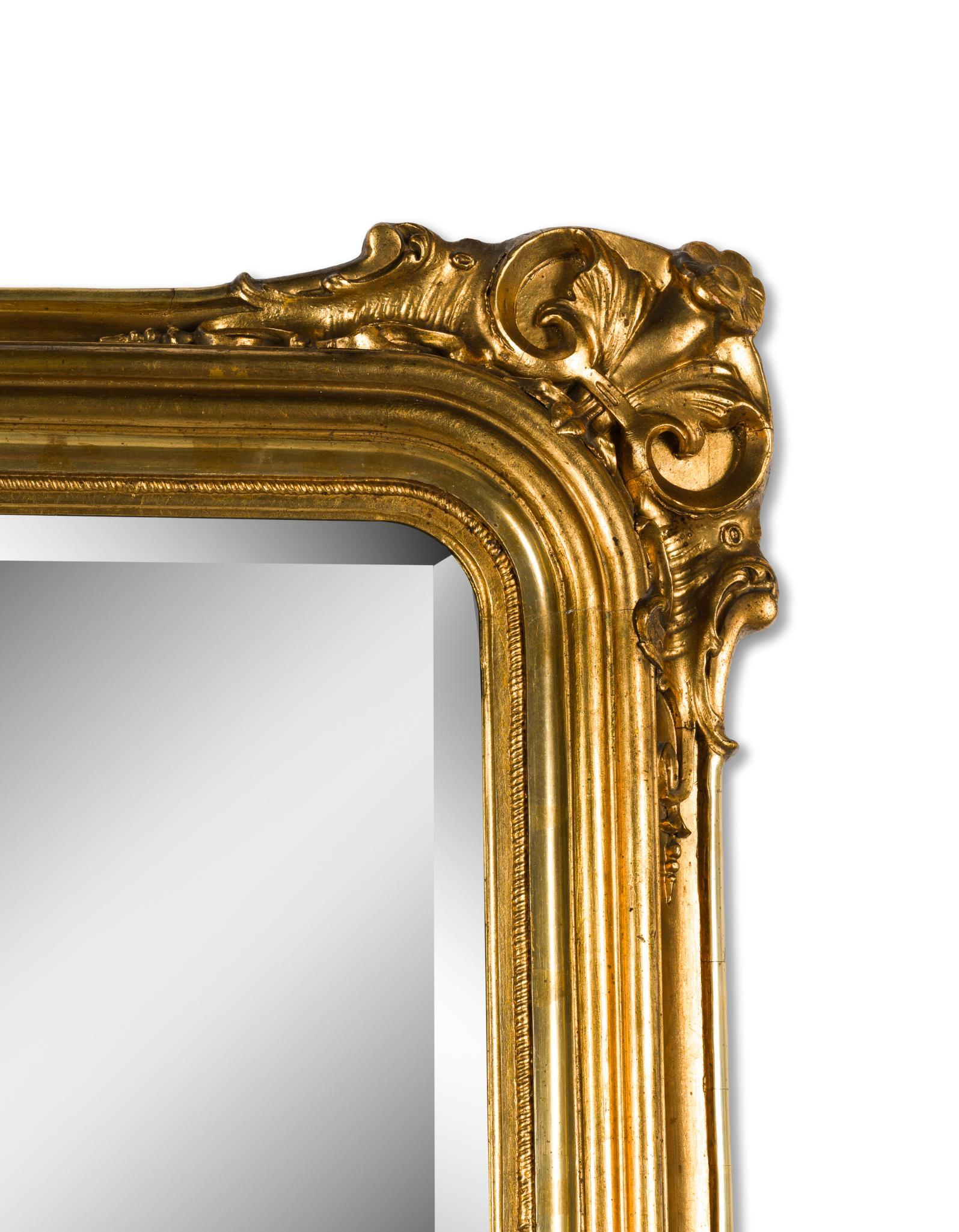 Antique Giltwood Mirror