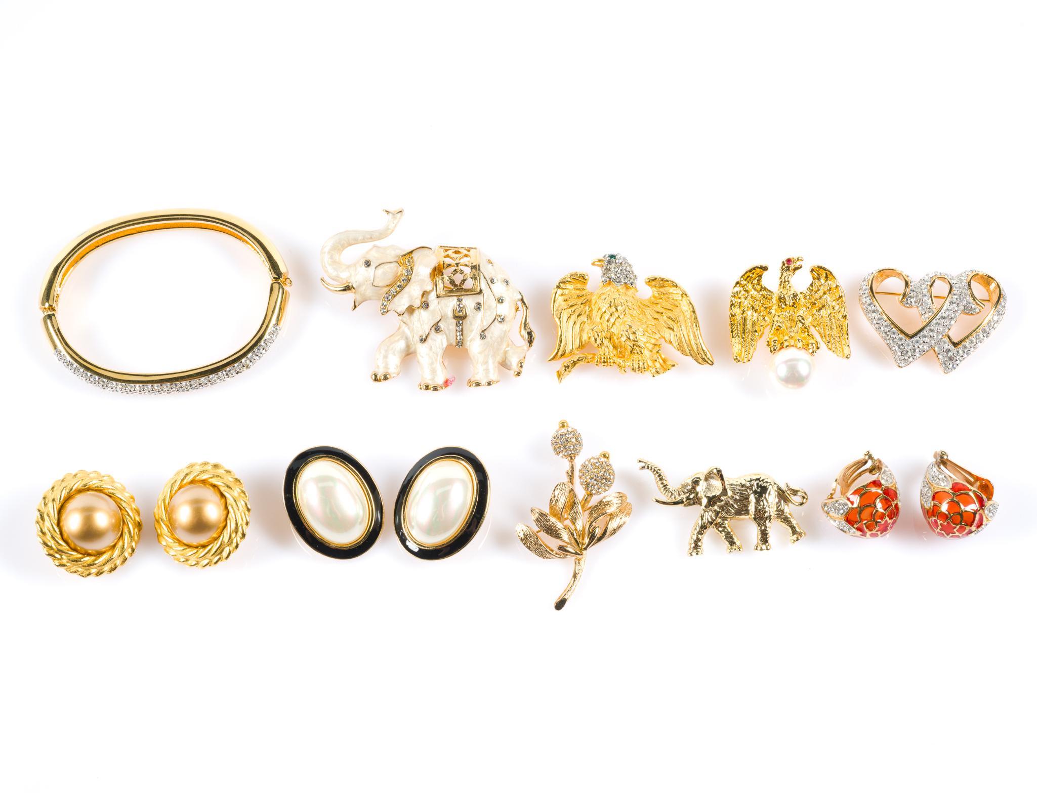 Brooches & Earrings Incl. Swavorski