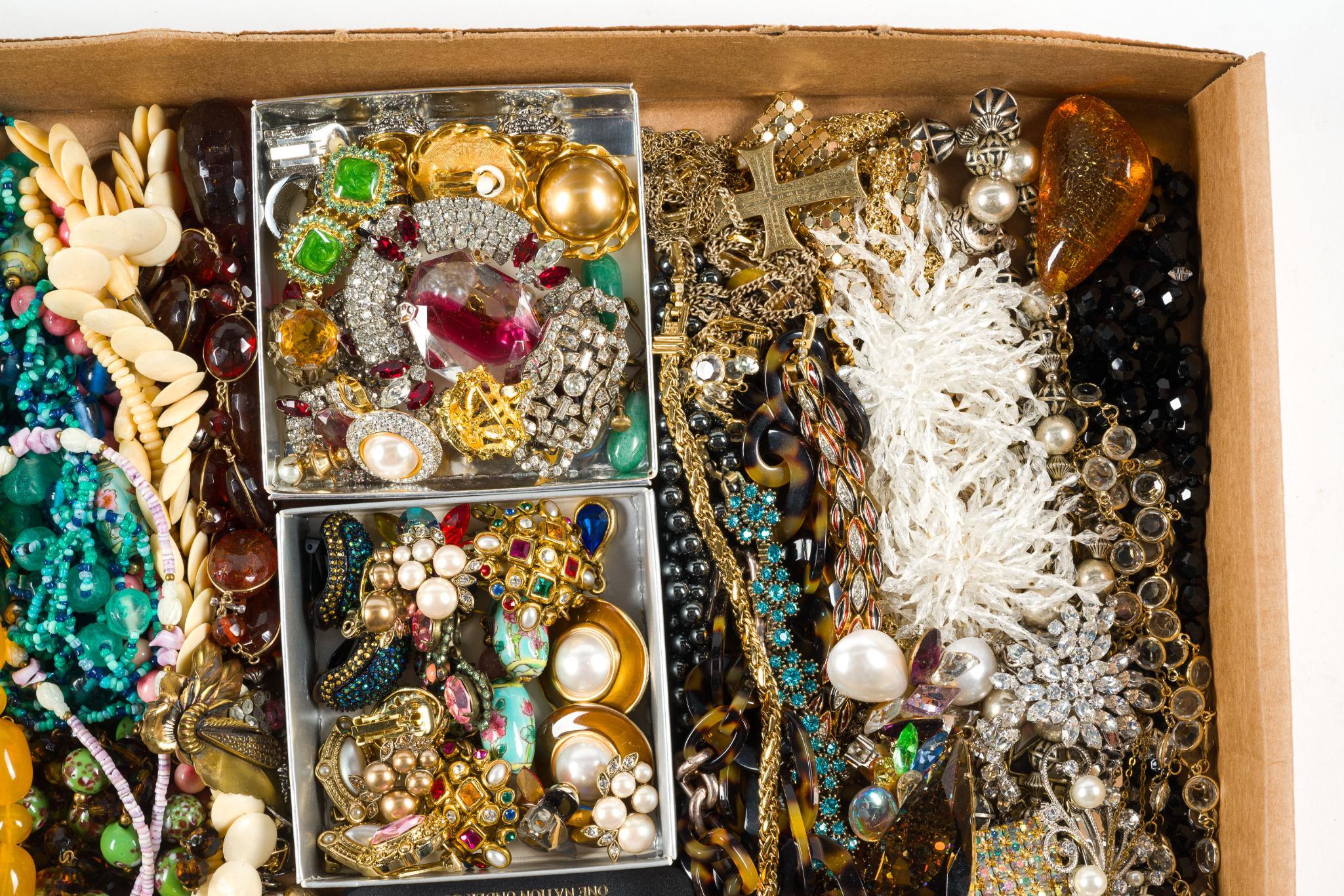 Vintage and Costume Jewelry and Tokens