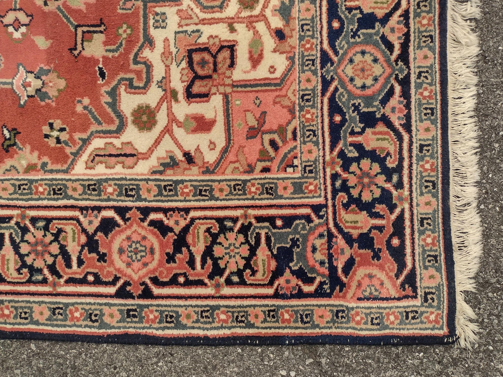 Vintage Persian Heriz Room Size Rug