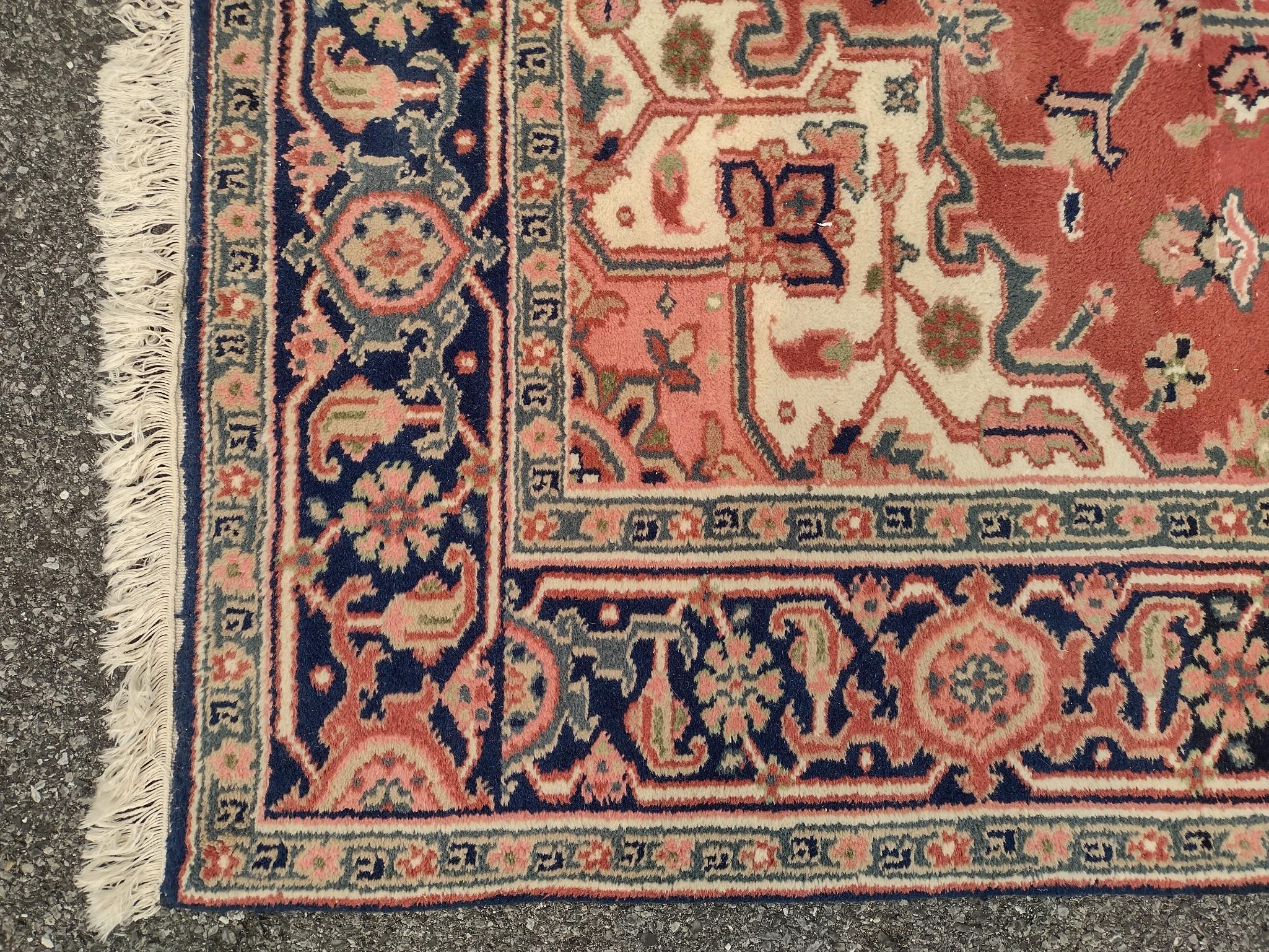 Vintage Persian Heriz Room Size Rug
