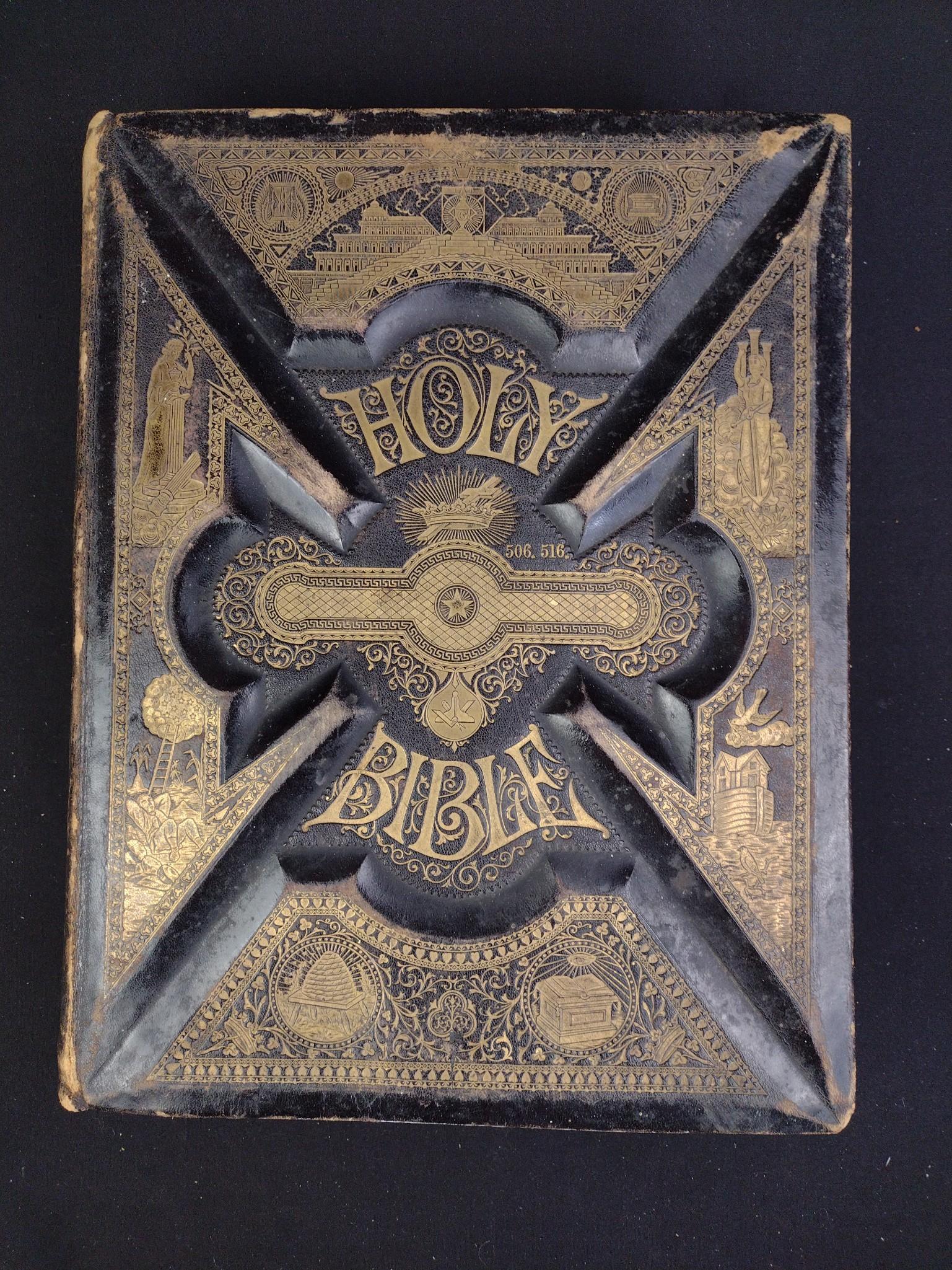 Victorian 1885 Holy Bible