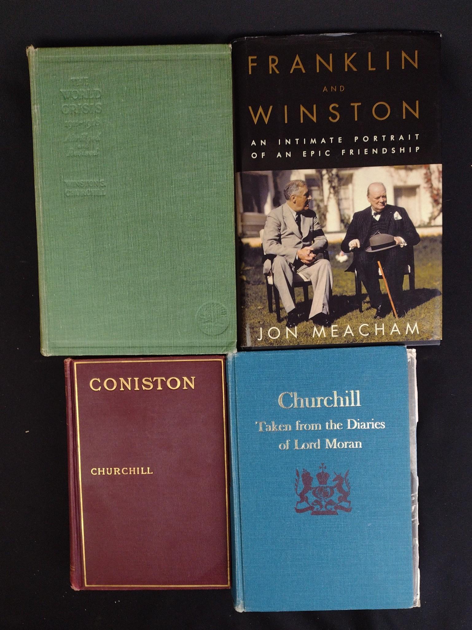 4 Winston Churchill Books Incl. Coniston