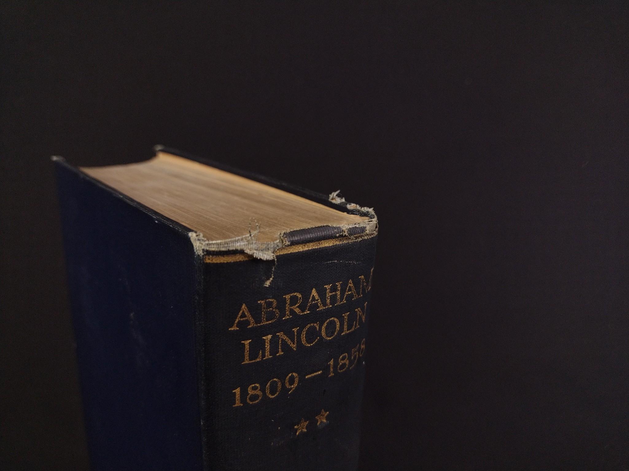 2 Volume "Abraham Lincoln 1809-1858" by Albert J. Beveridge