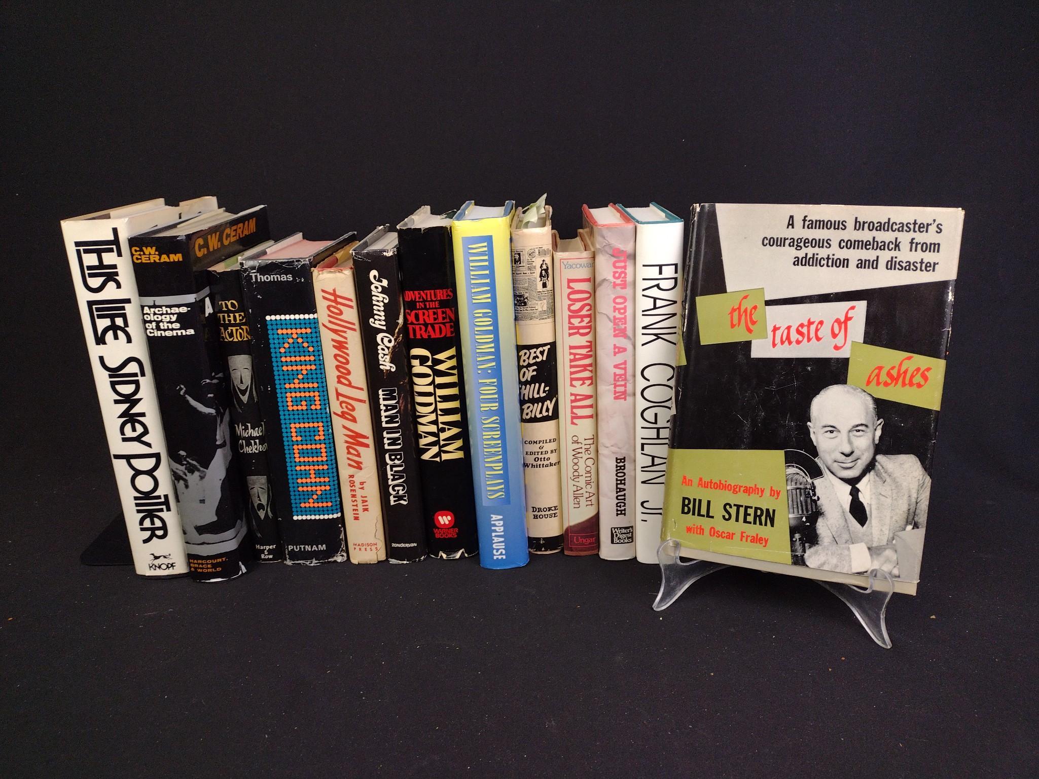 13 Books Hollywood Figures & Acting/Writing Incl. First Edition