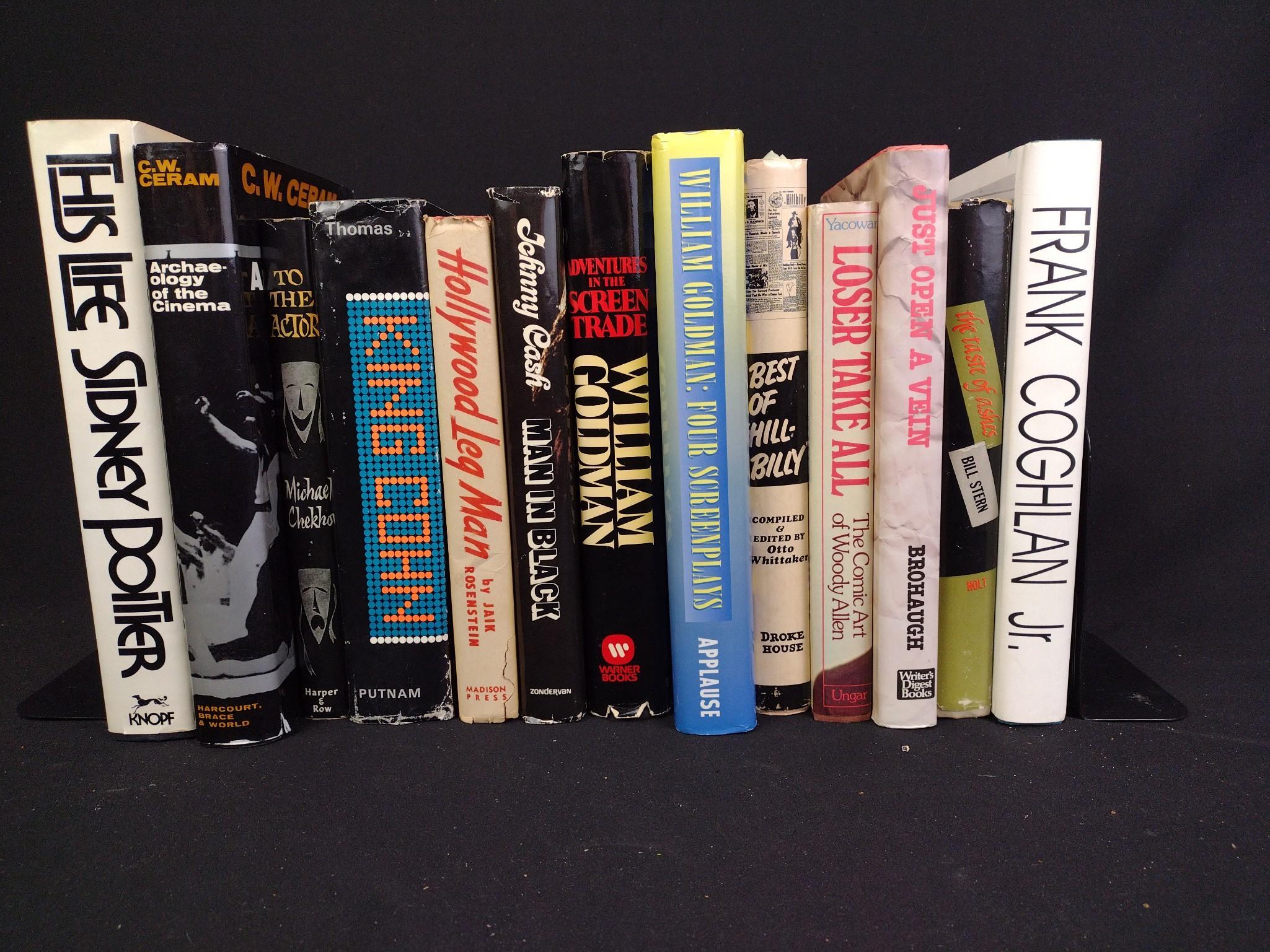 13 Books Hollywood Figures & Acting/Writing Incl. First Edition