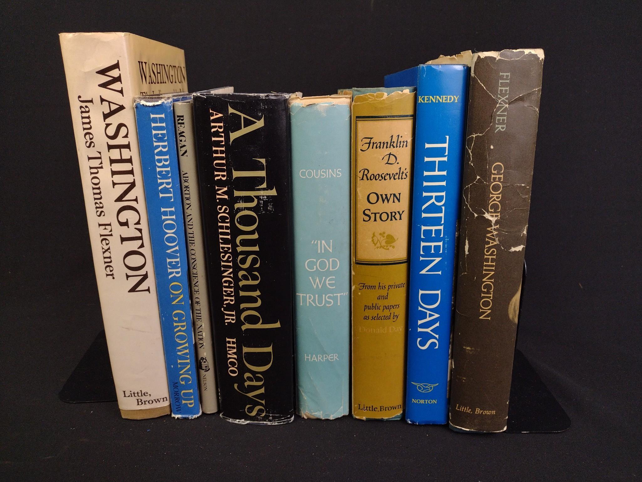 8 Presidents Books Incl. First Editions