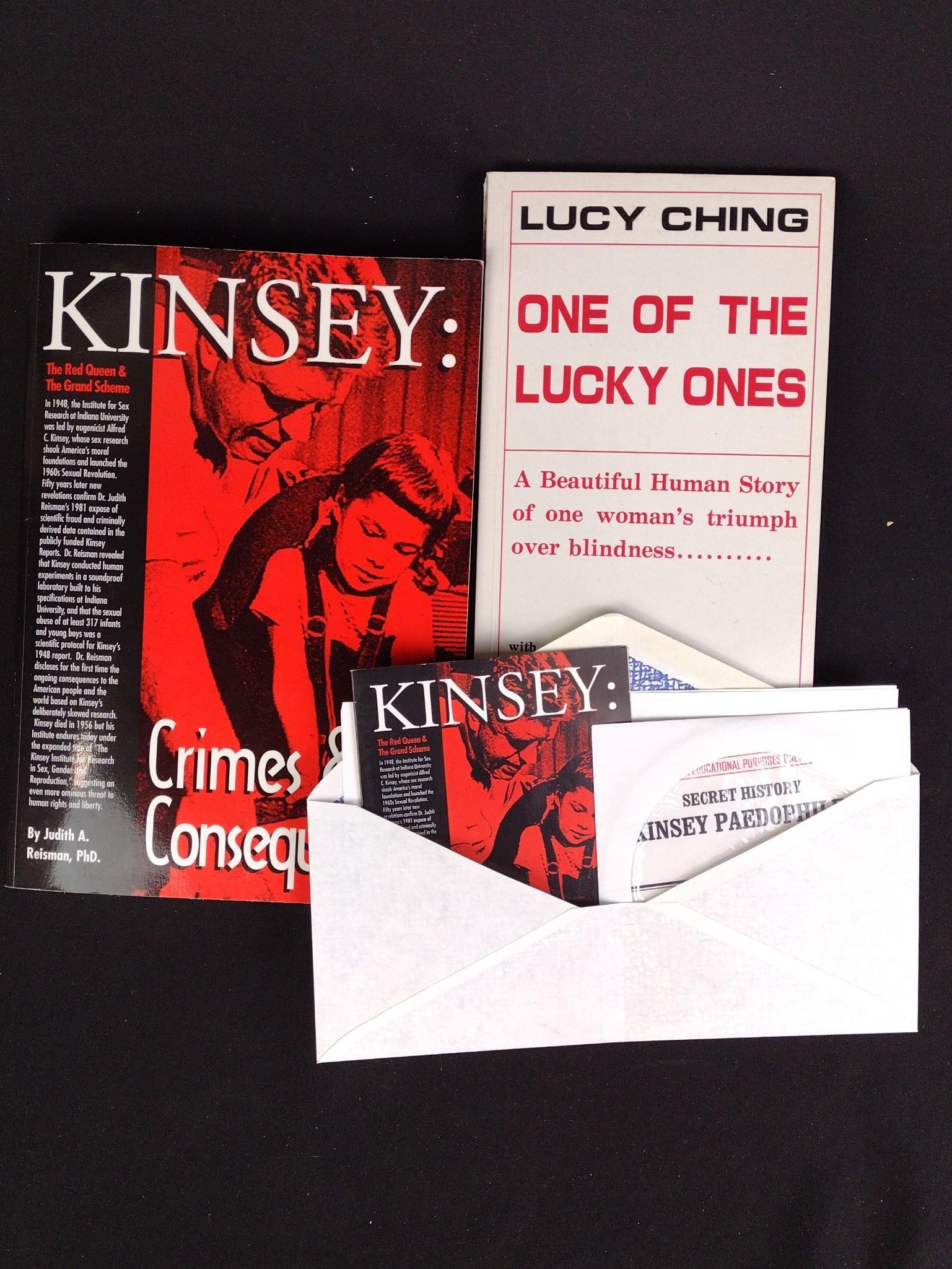 "Kinsey: Crimes & Consequences" by Judith A. Reisman With Inscribed Card