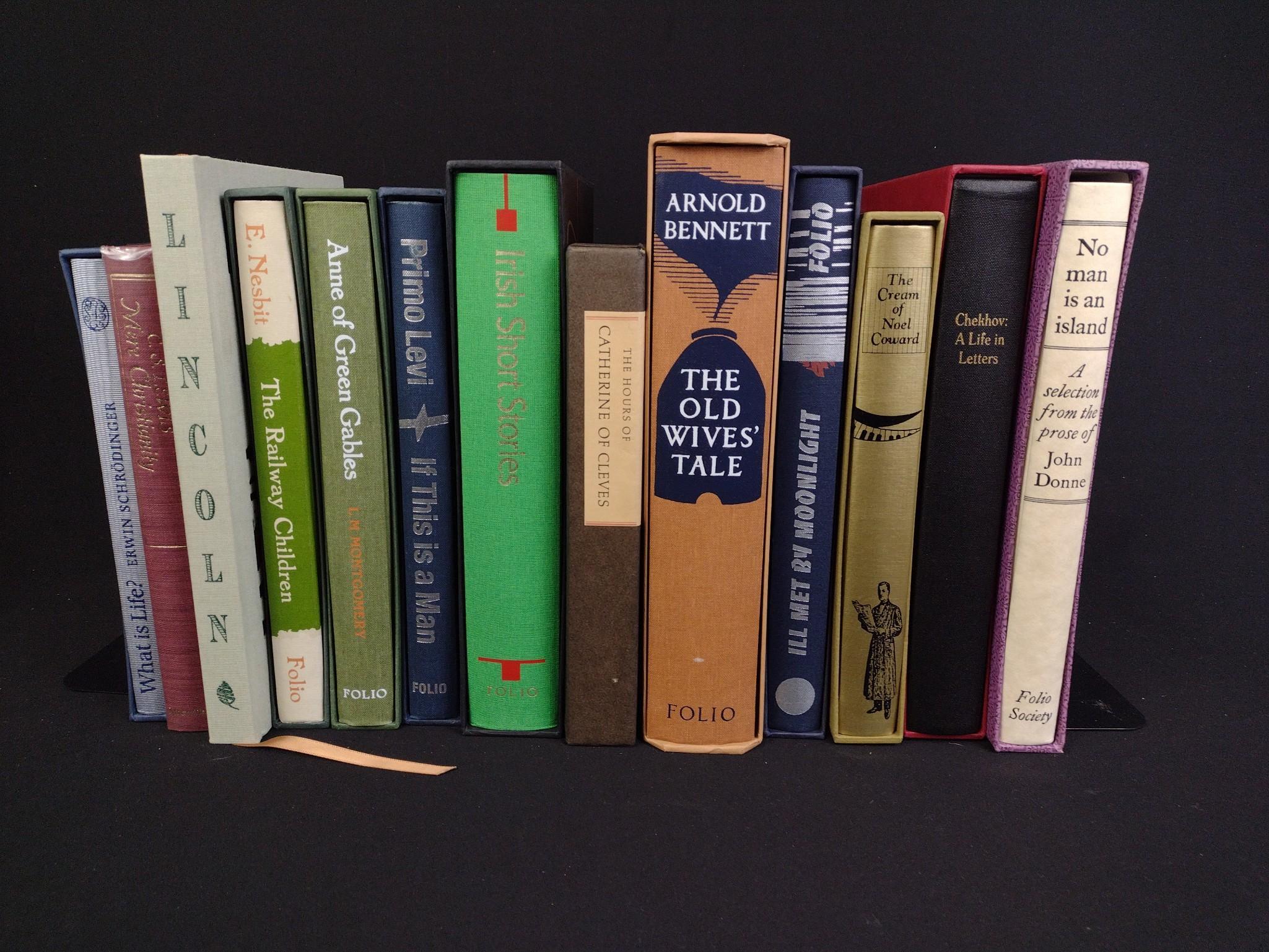 10 Folio Society Books Incl. No Man Is An Island