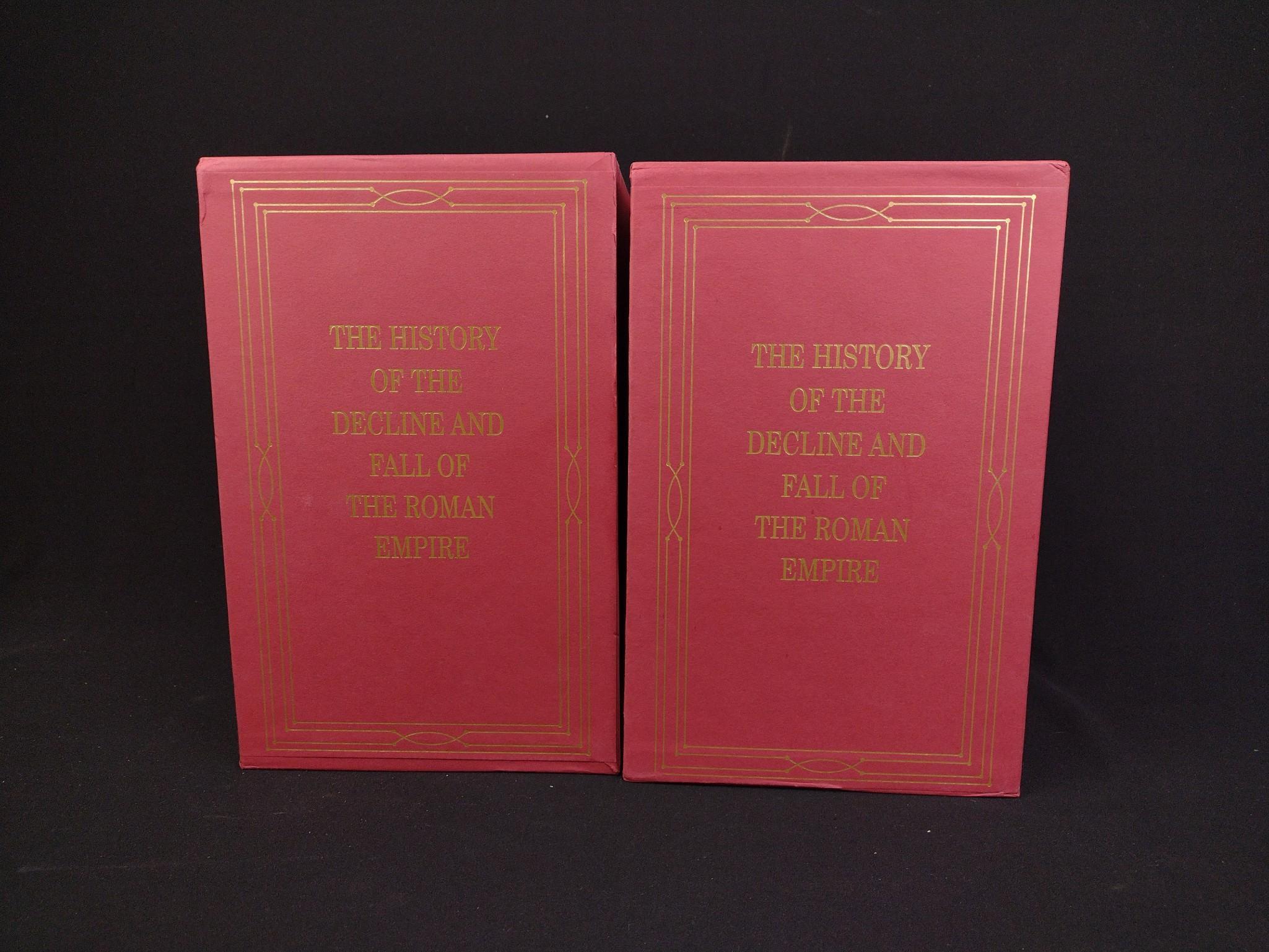 Folio Society Box Set of "The History Of The Decline Of The Roman Empire"