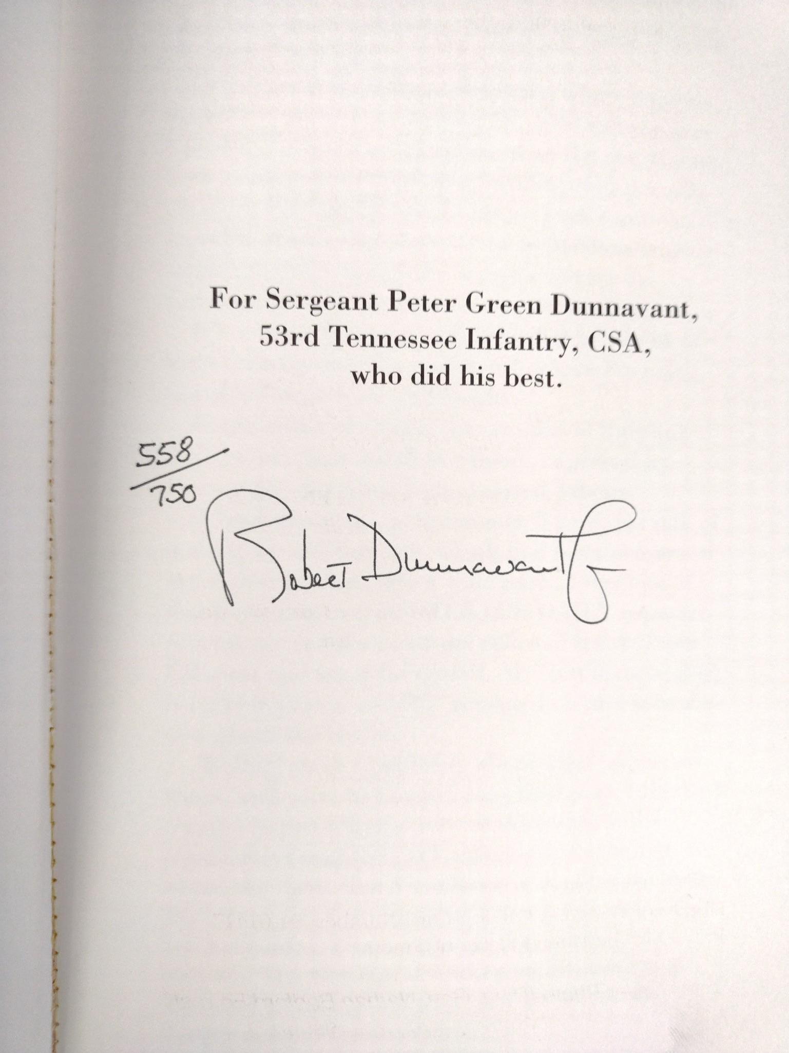 Signed Copies of Civil War Books "The Railroad War" & "Tiger John"