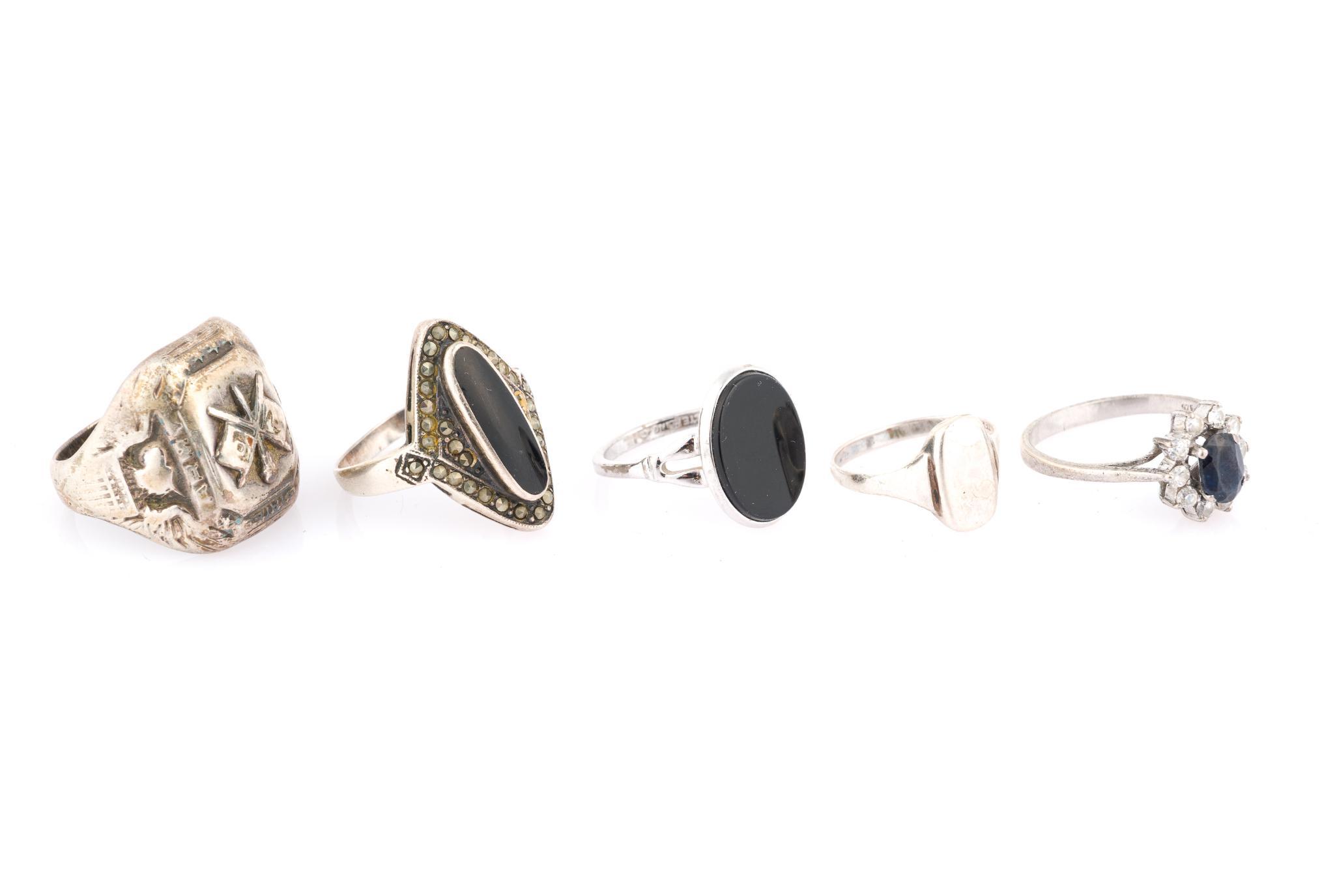 5 Sterling Silver Rings