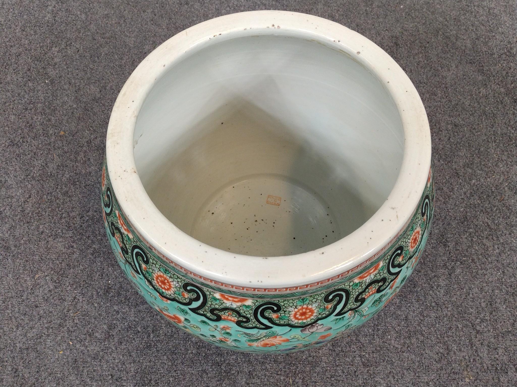 Chinese Famille Verte Style Planter