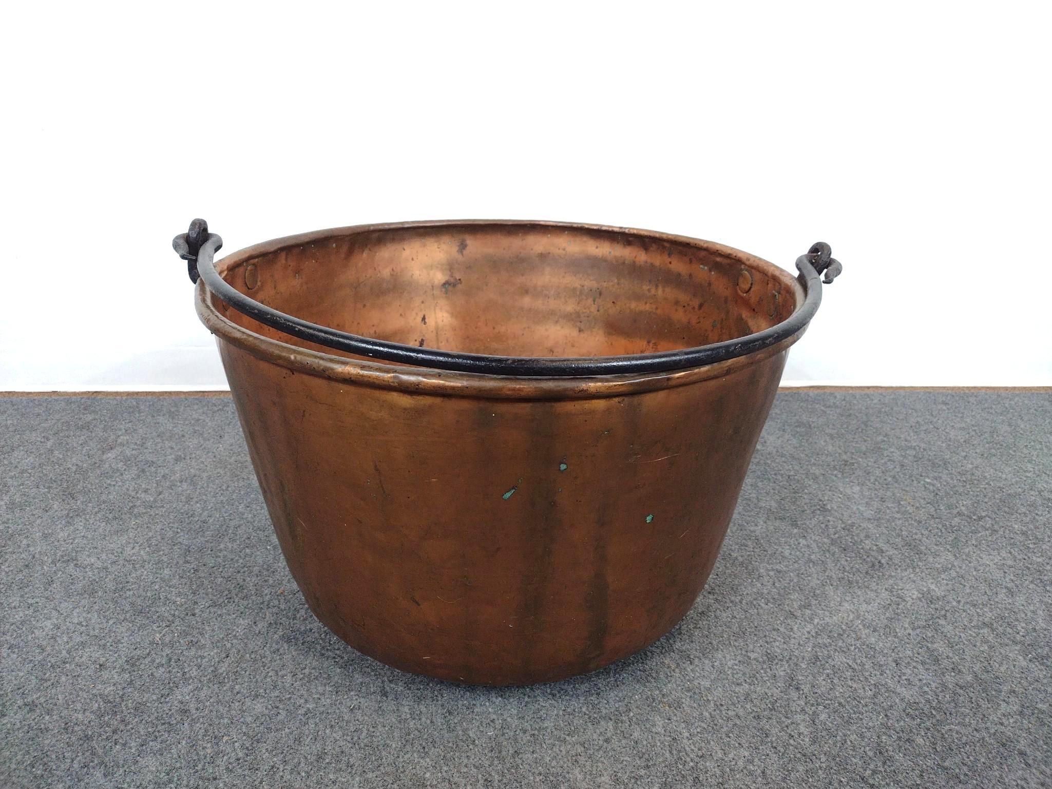 Antique Copper Apple Butter Kettle