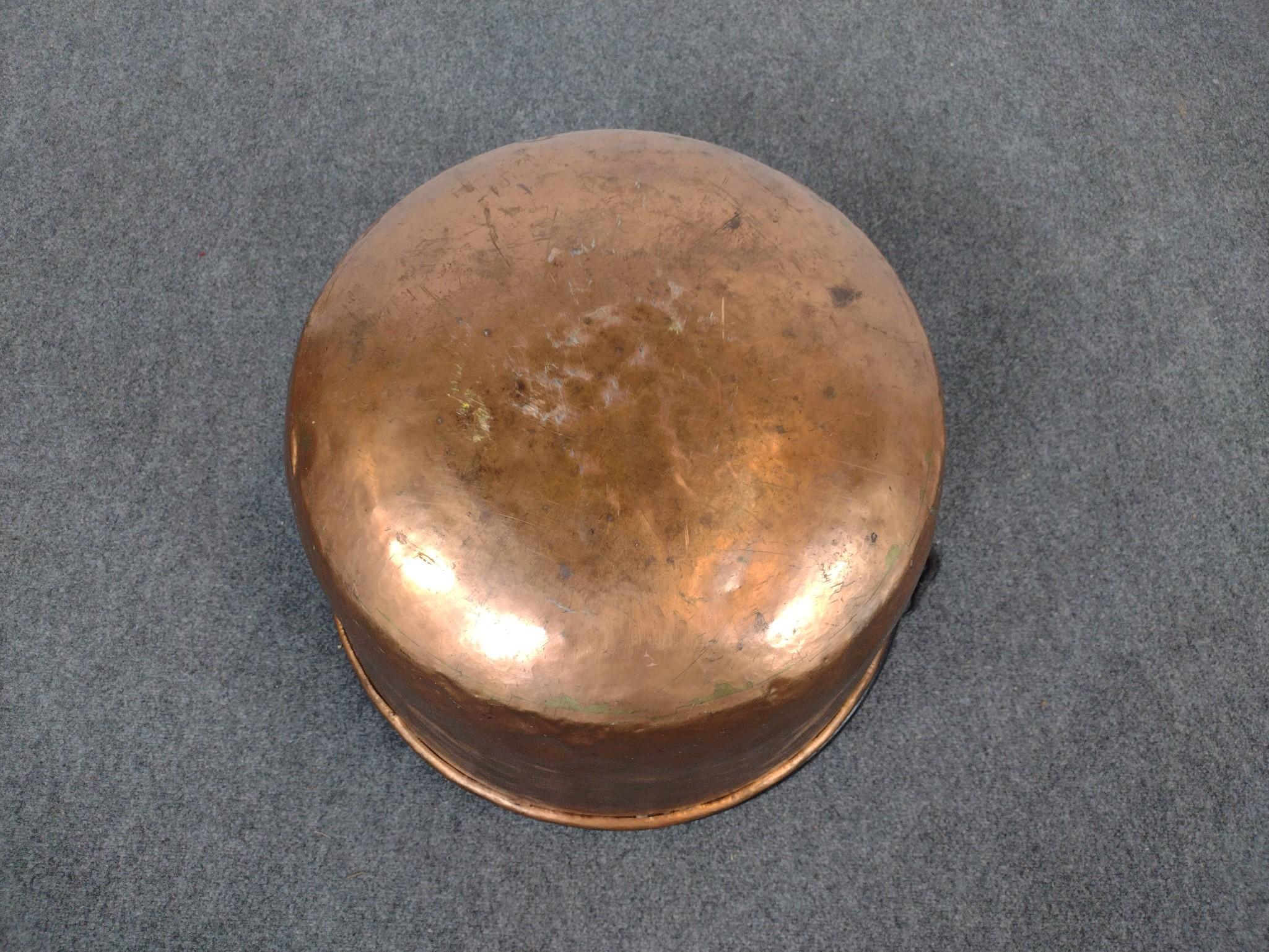 Antique Copper Apple Butter Kettle