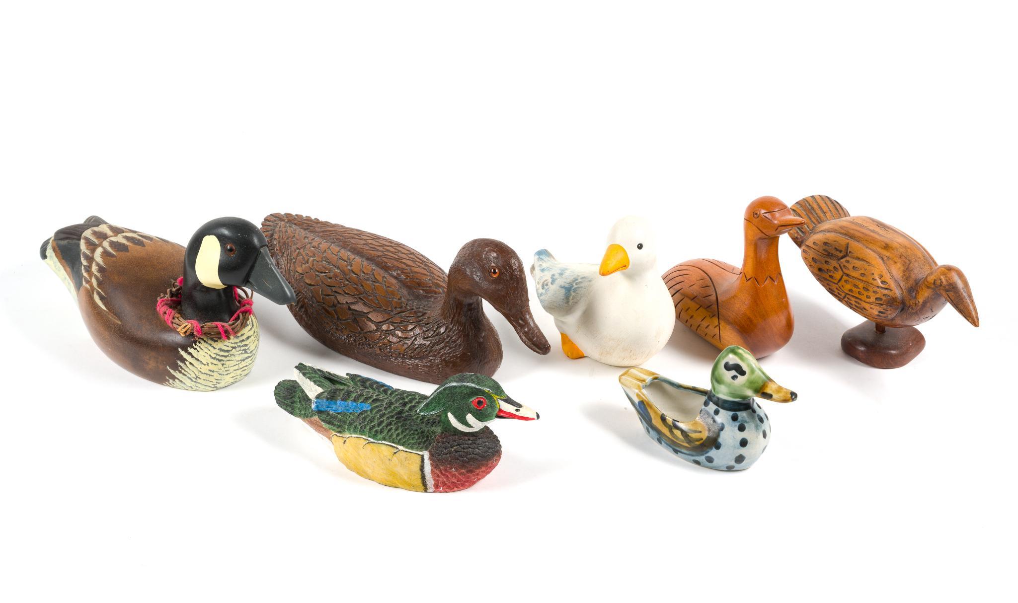 7 Duck Decoys & Figures