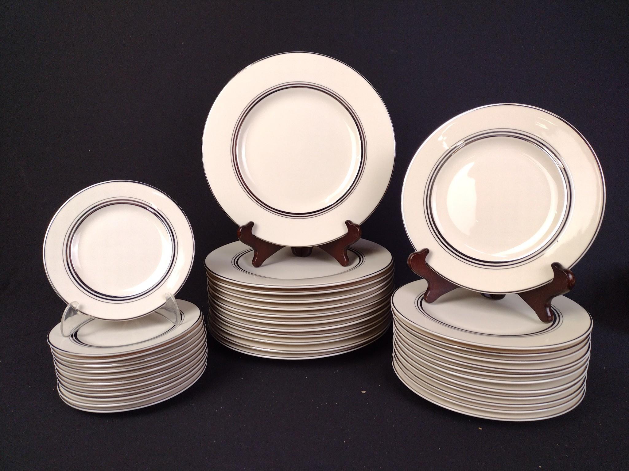 Syracuse China Old Ivory Collection Nimbus Platinum