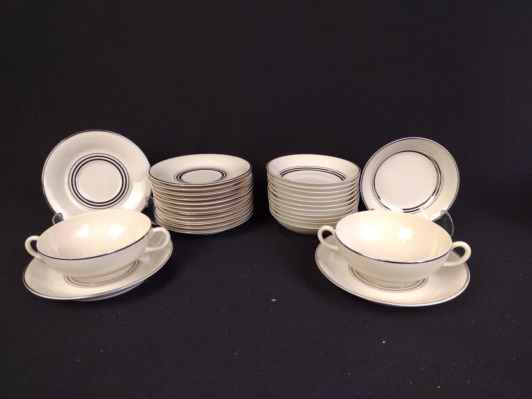 Syracuse China Old Ivory Collection Nimbus Platinum