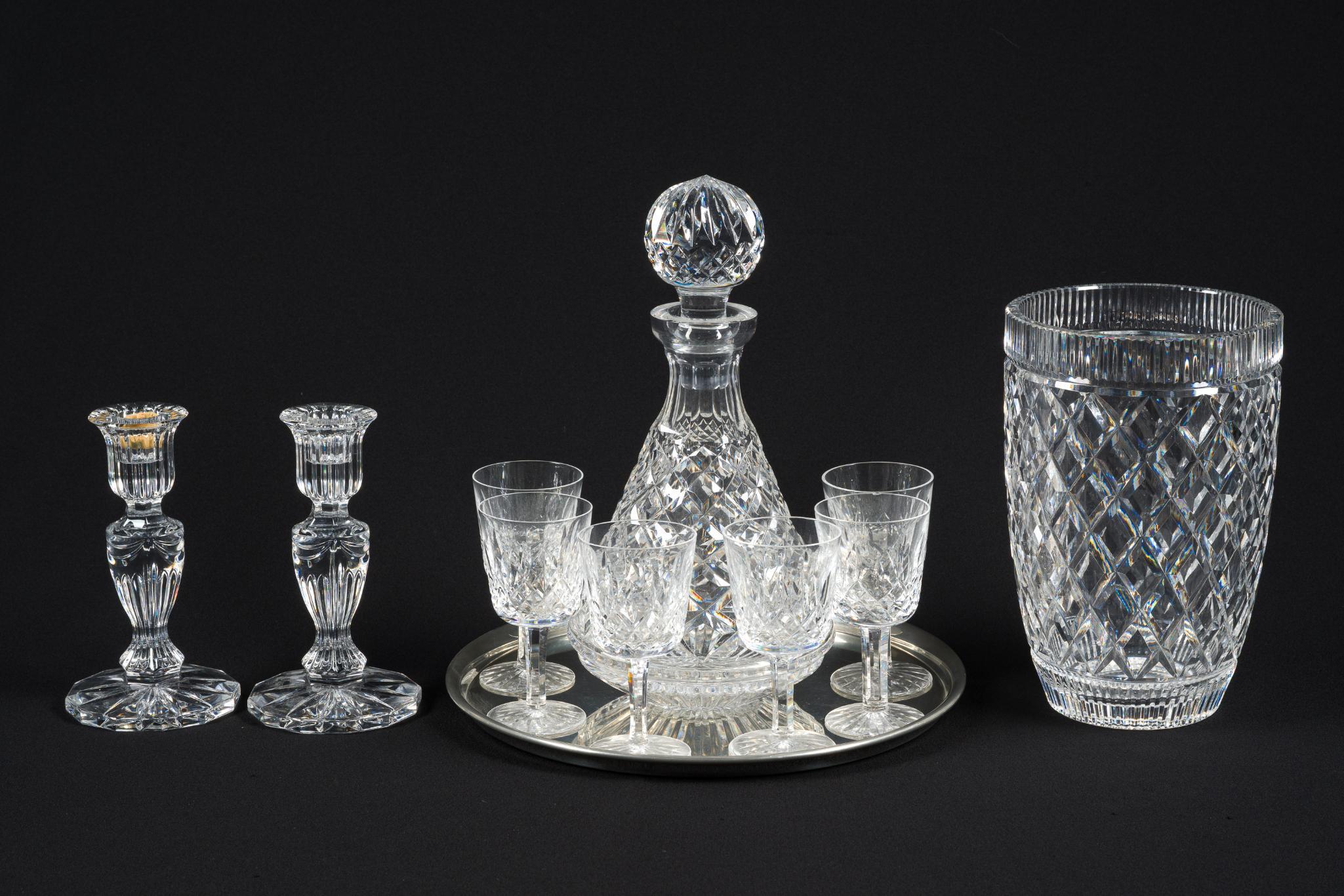 10 Cut Glass Incl. Waterford