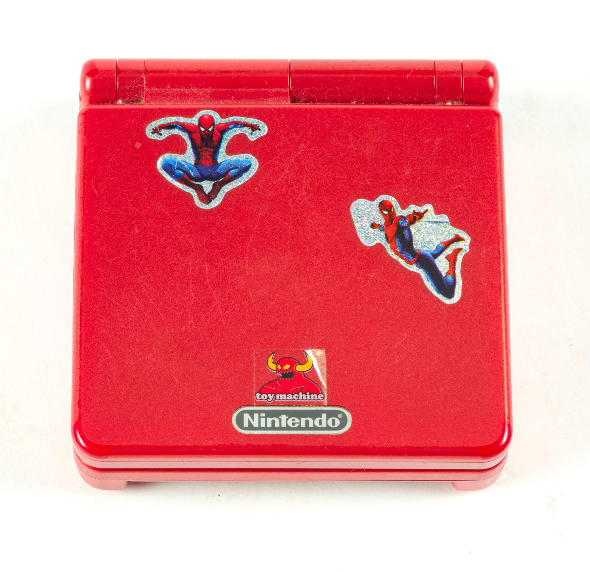 Gameboy Advance SP with Pokemon FireRed & Pokemon LeafGreen
