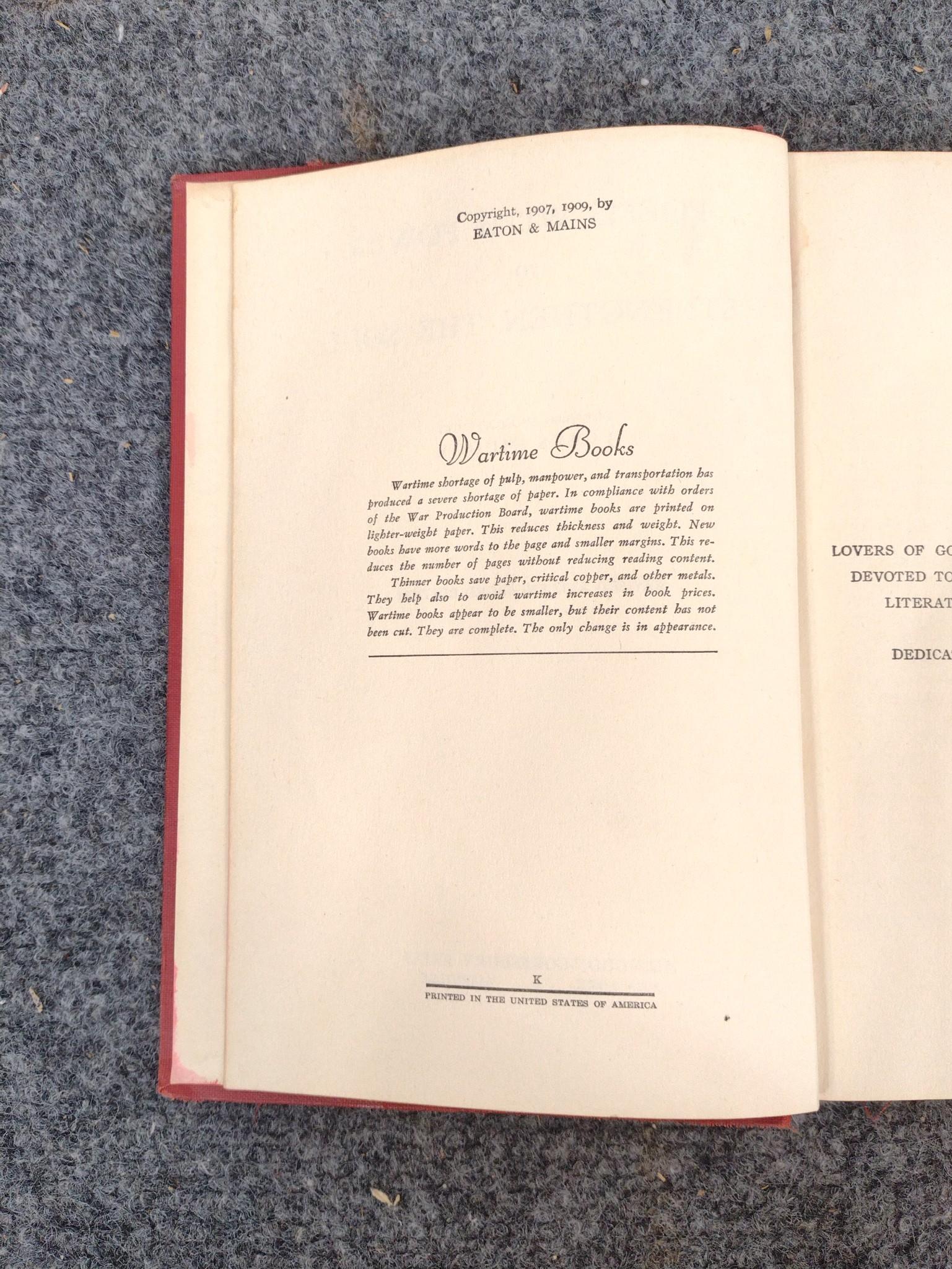 10 Vintage Hardback Books Incl. The Caine Mutiny