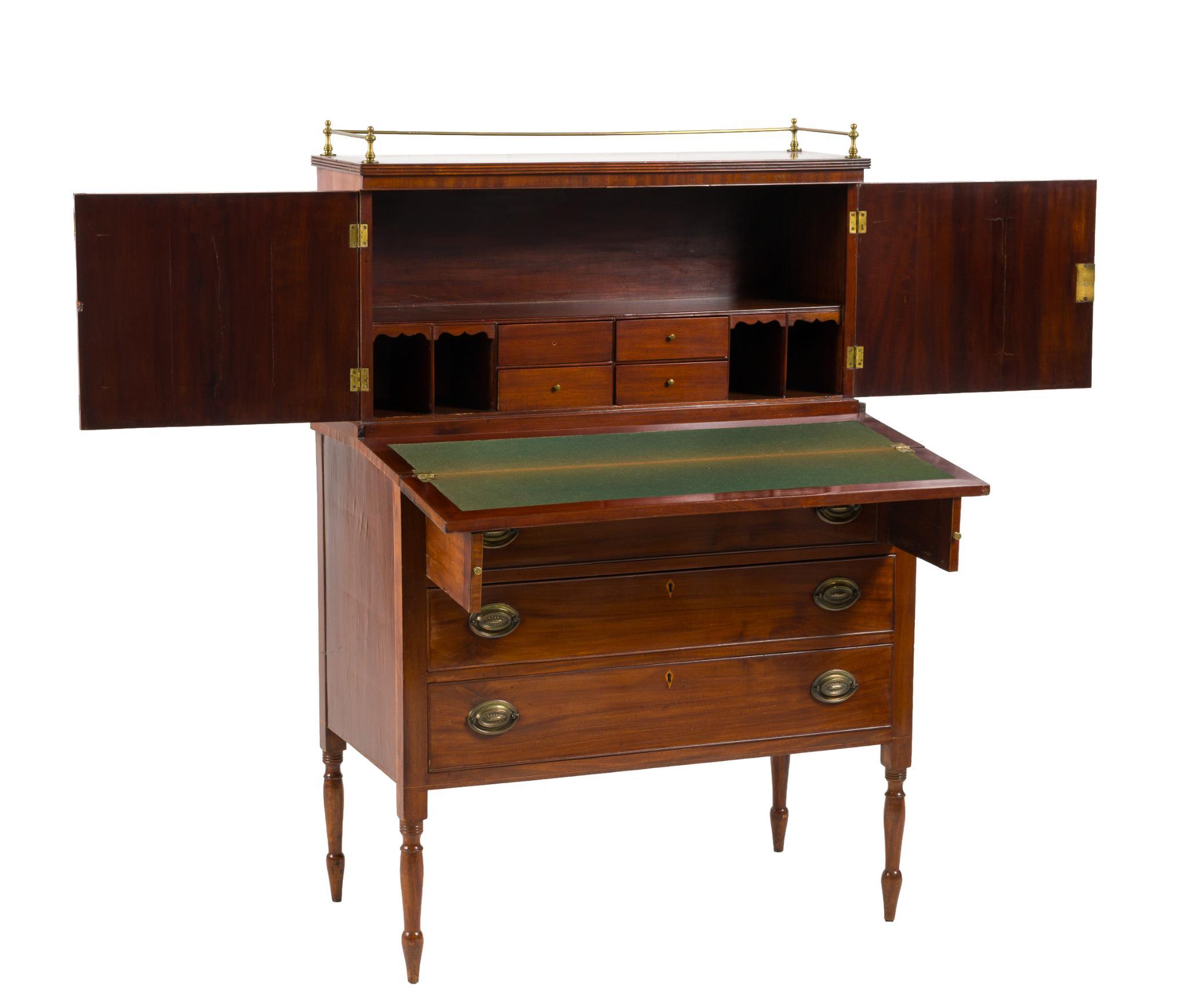 New England Sheraton Writing Desk