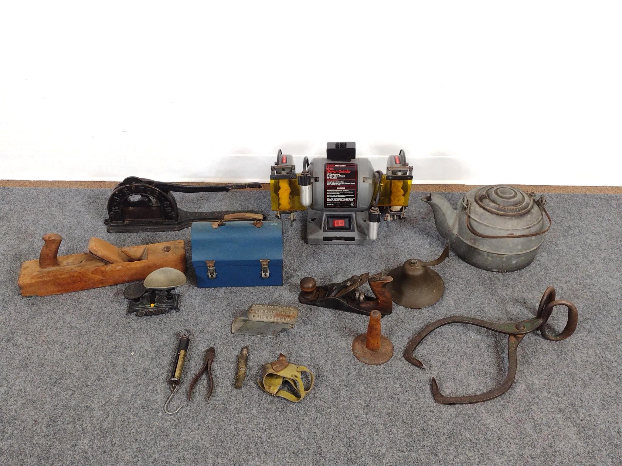 Antique Tools & Craftsman 6" Bench Grinder