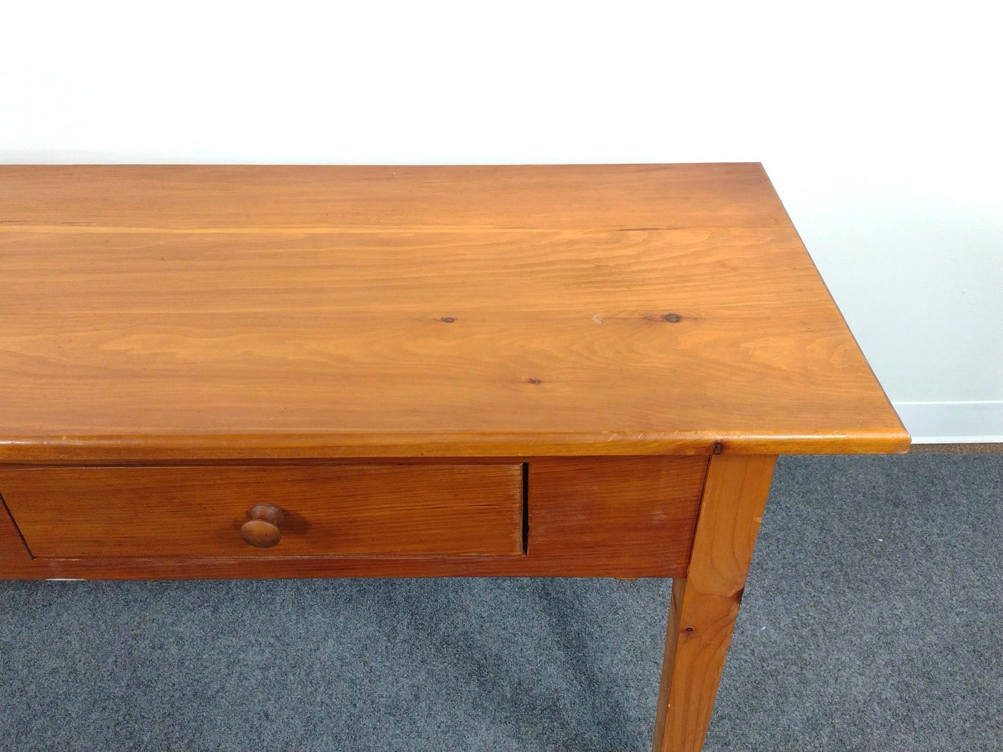 Paul Hardy Jr Hand Crafted Two Drawer Sofa Table